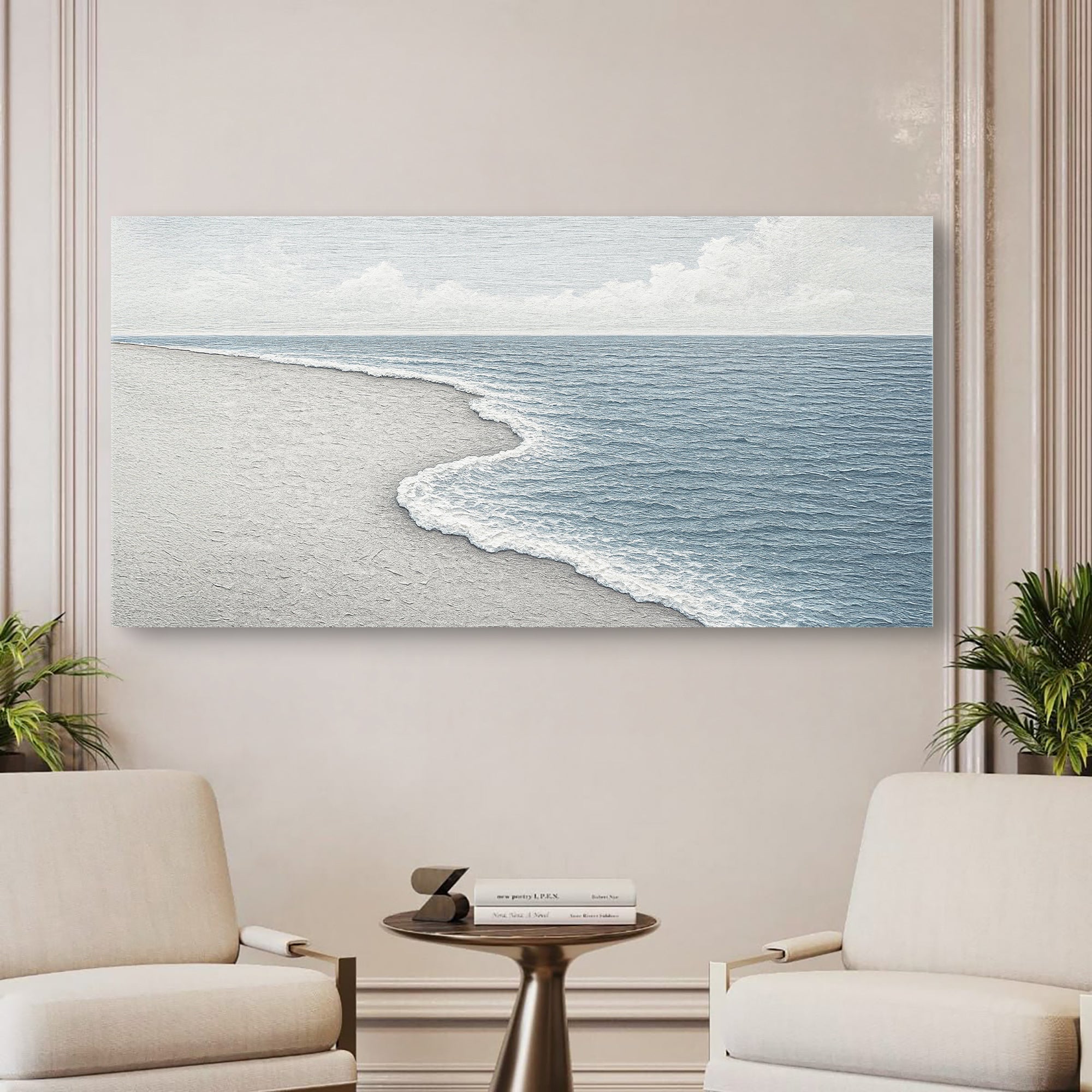 Abstract Beach Shore Wall Art on sale at MyriadMart