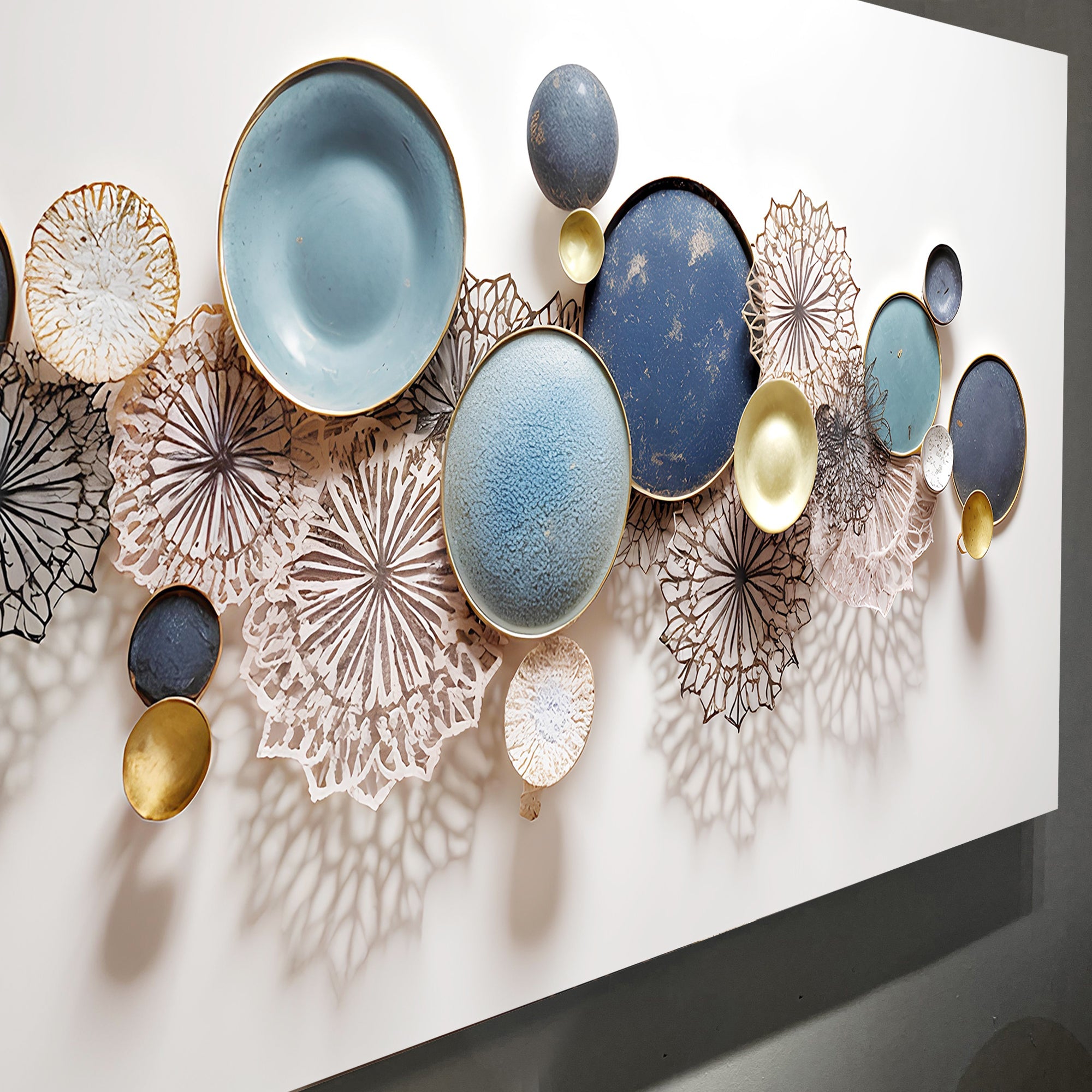 Lotus Leaf Abstract Wall Art III on sale at MyriadMart