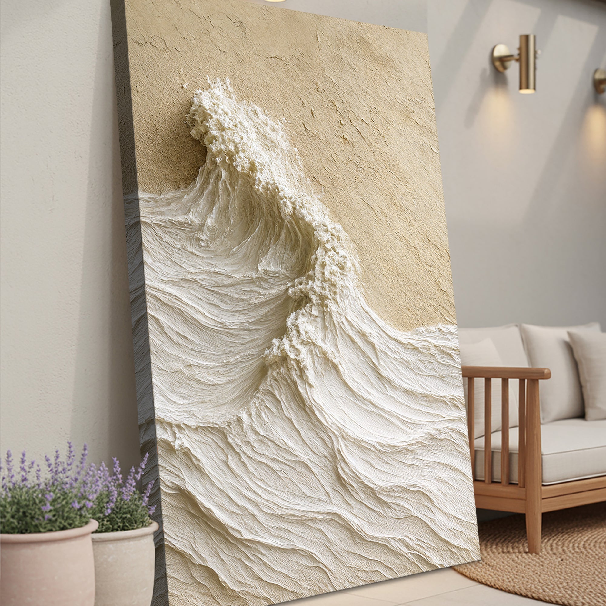 Modern Neutral Mountain Wall Art on sale at MyriadMart