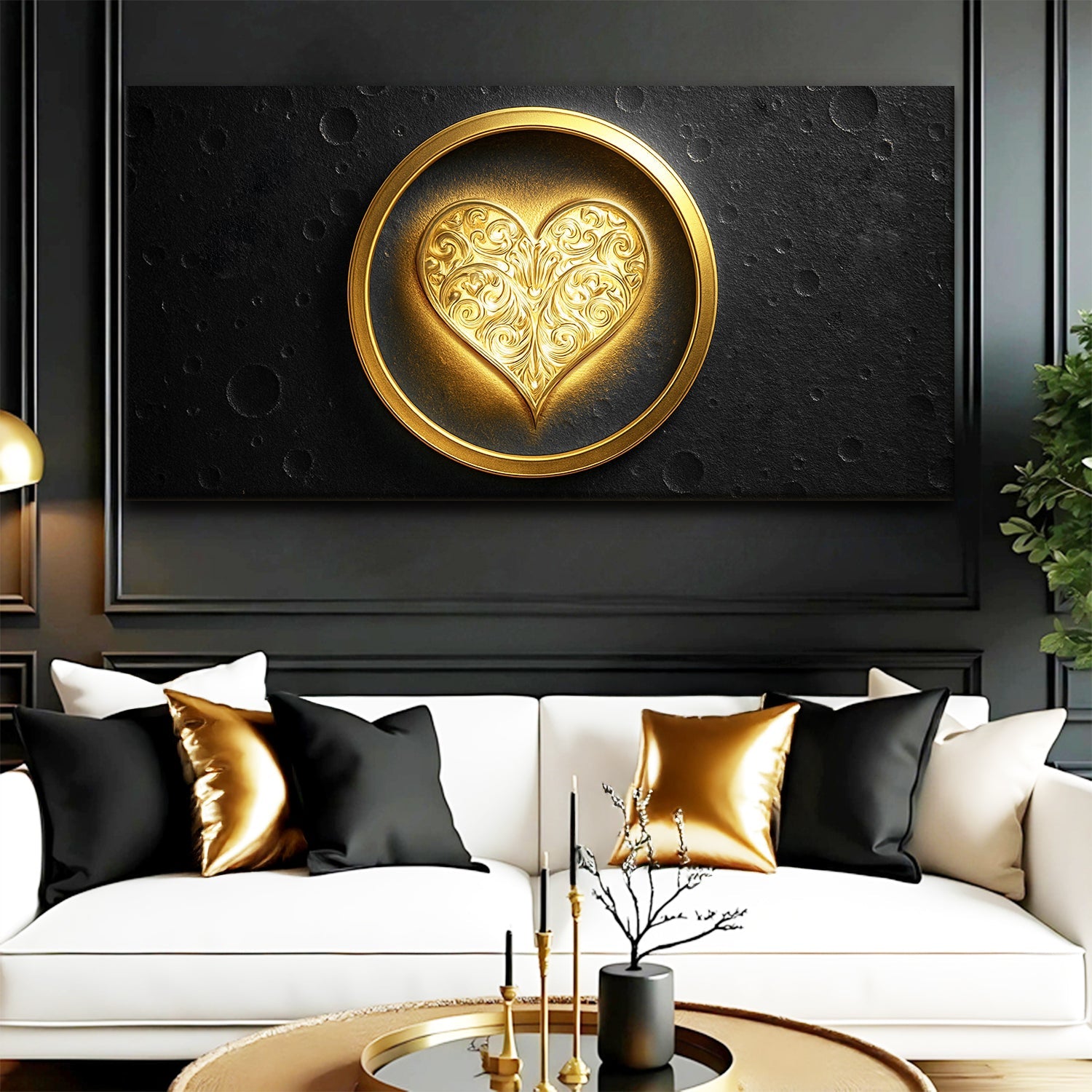 Heart Eclipse Wall Art on sale at MyriadMart