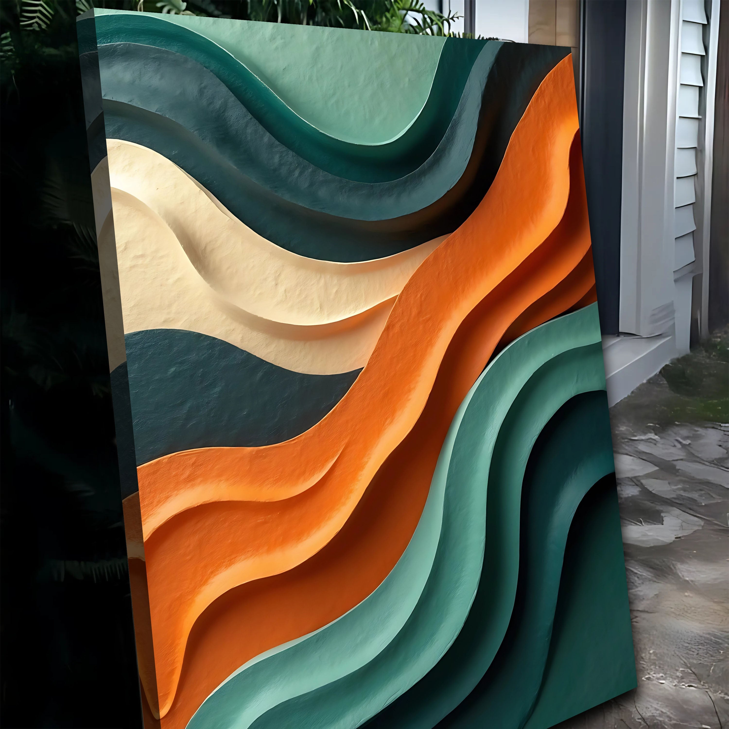 Wave Abstract Wall Art on sale at MyriadMart