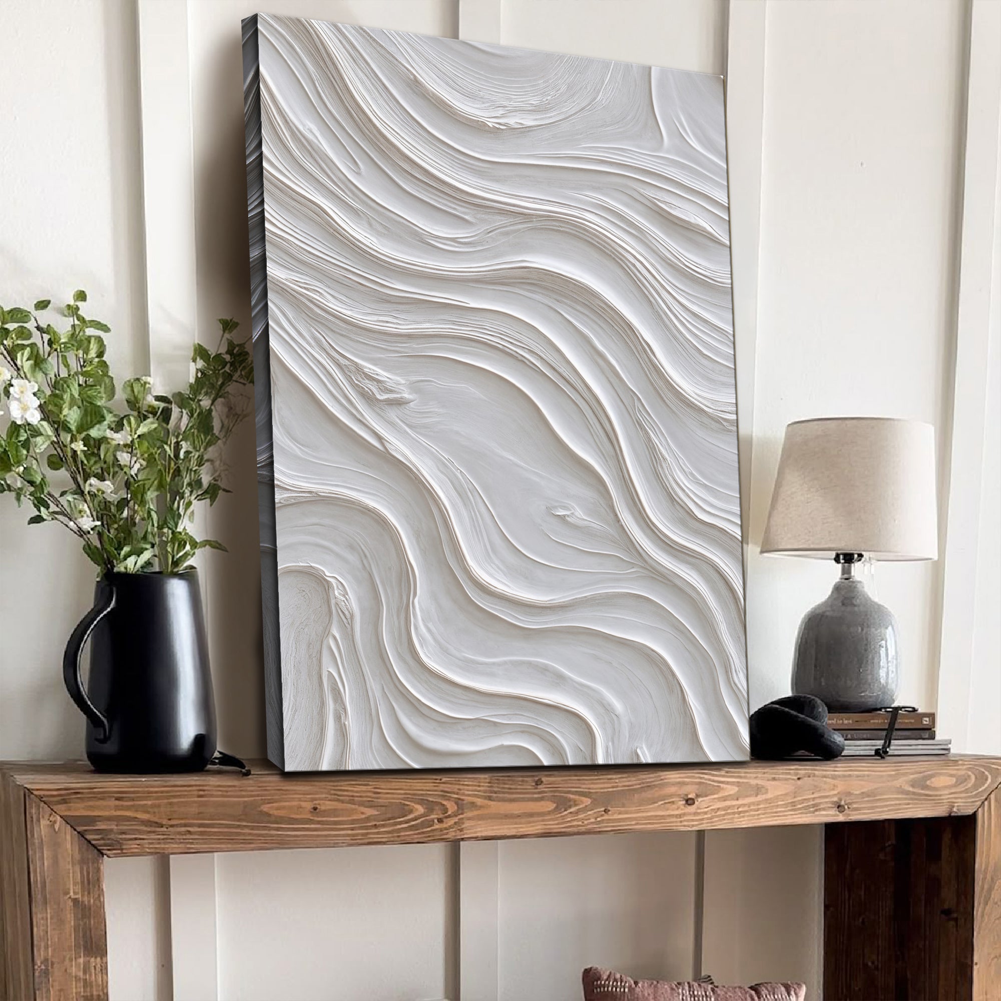Minimalist Ocean Wave Wall Art on sale at MyriadMart
