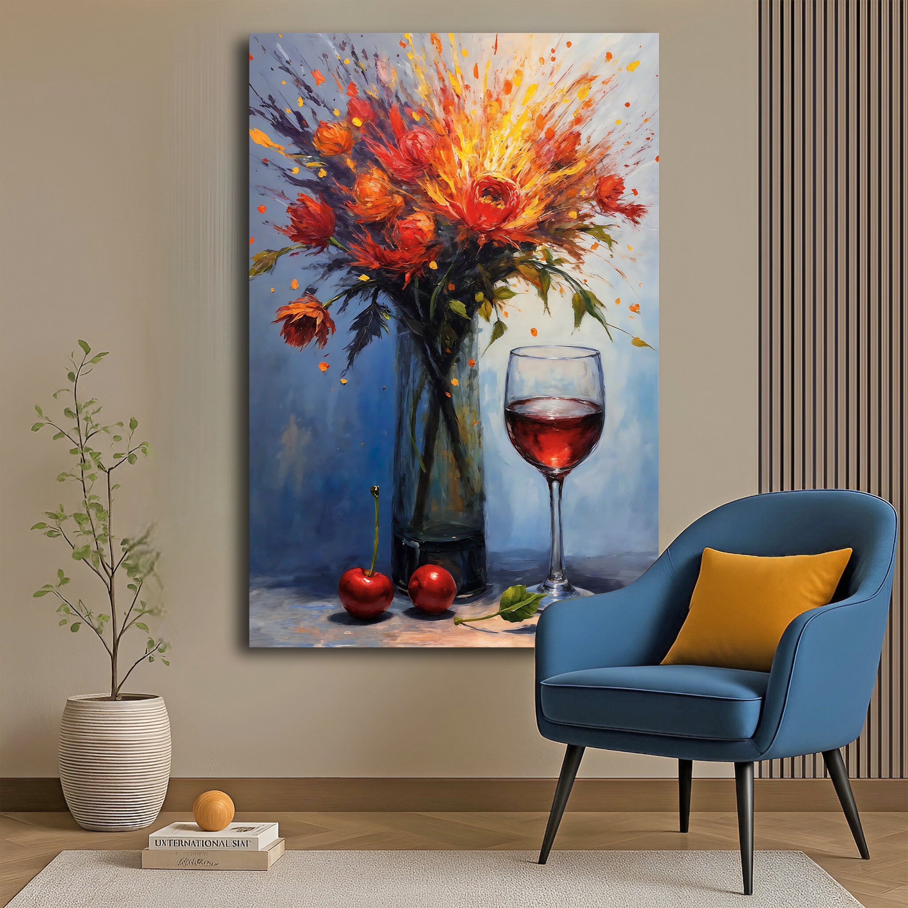 Dynamic Still Life Abstract Wall Art on sale at MyriadMart