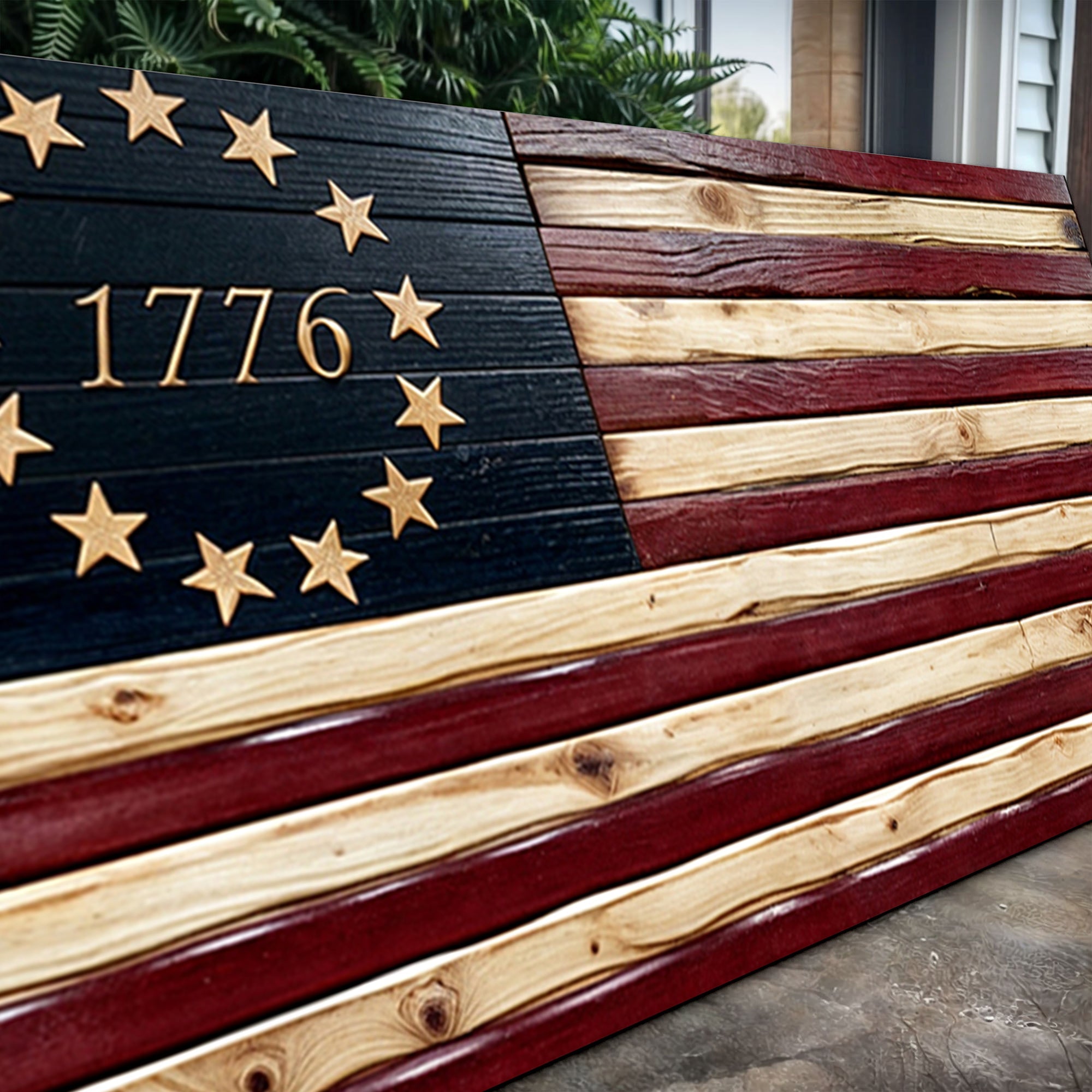 1776 American Flag Wall Art on sale at MyriadMart