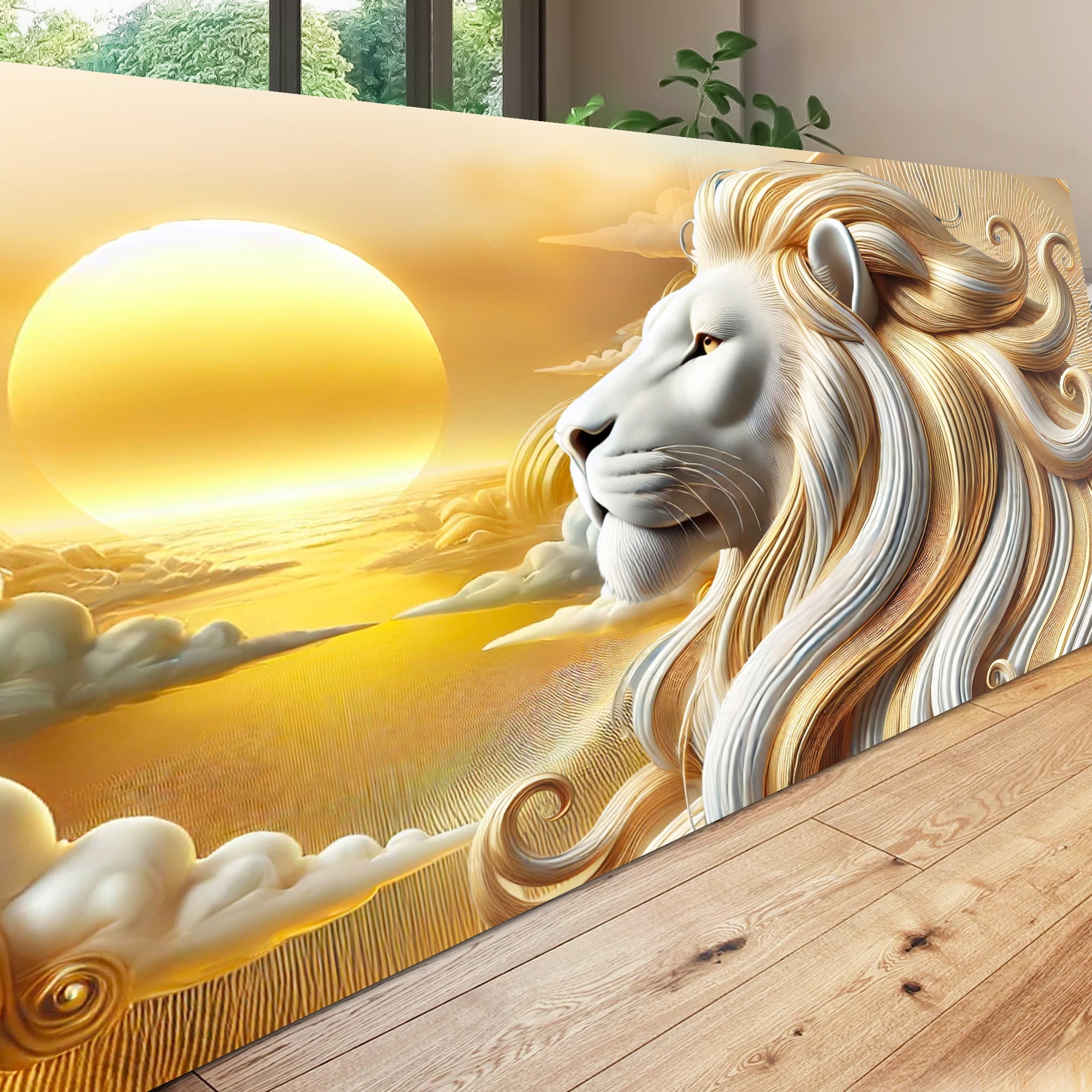 3D Majestic Lion Wall Art V on sale at MyriadMart