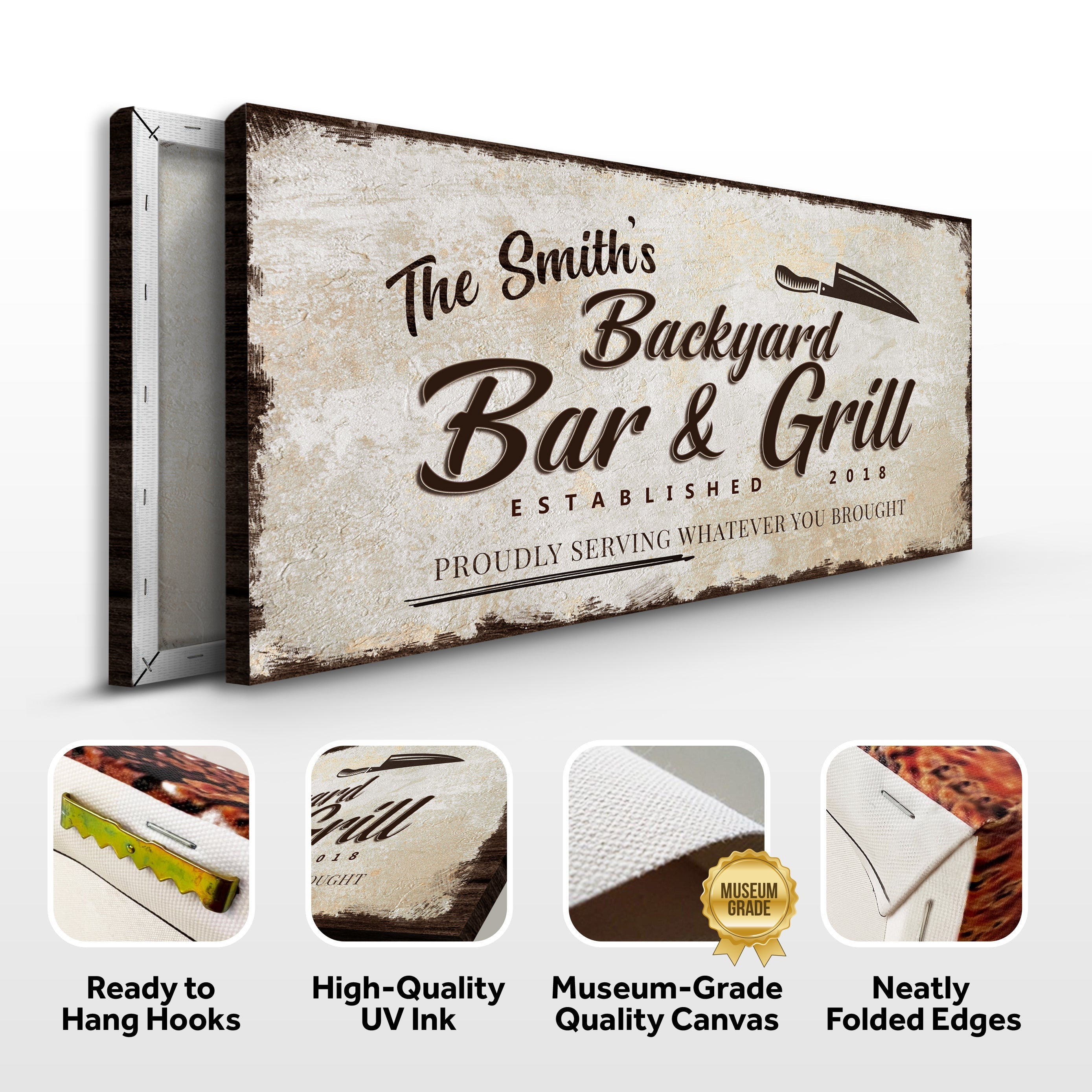 Backyard Bar & Grill Sign XVI on sale at MyriadMart