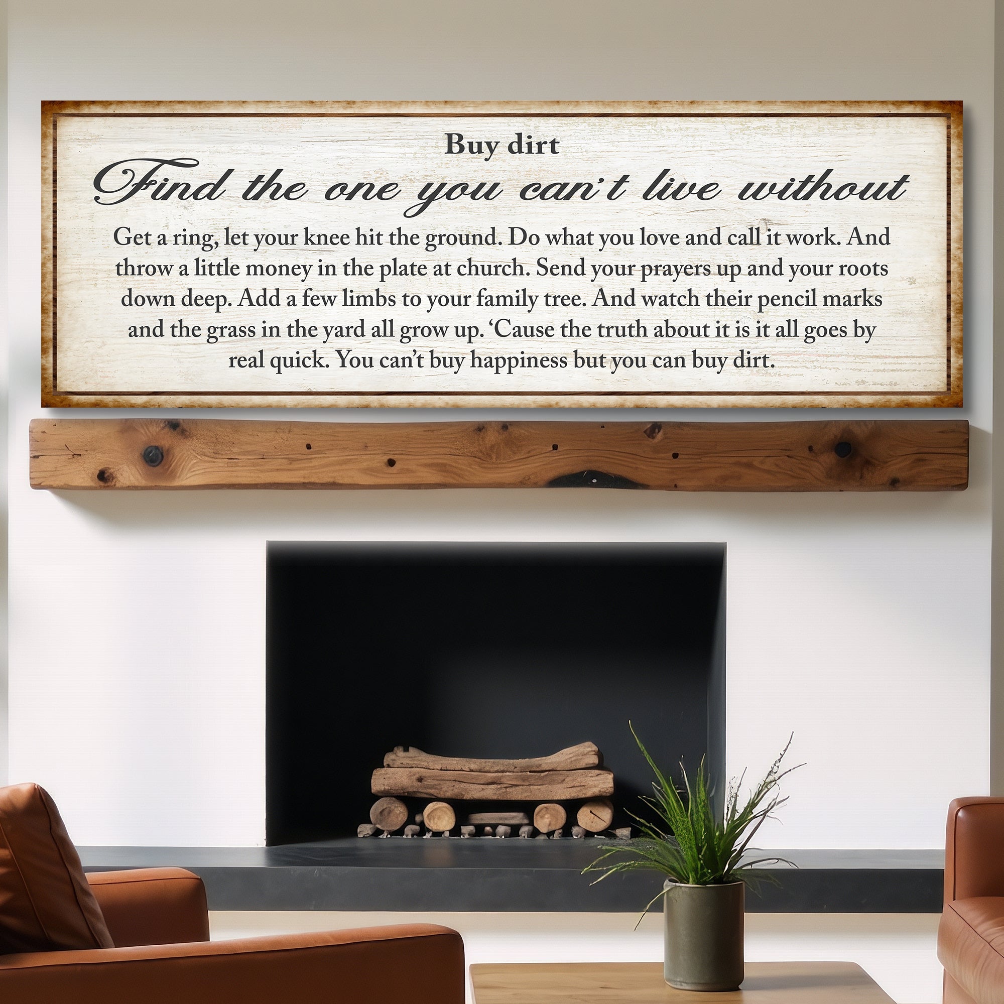 Find The One You Can't Live Without Family Sign II on sale at MyriadMart