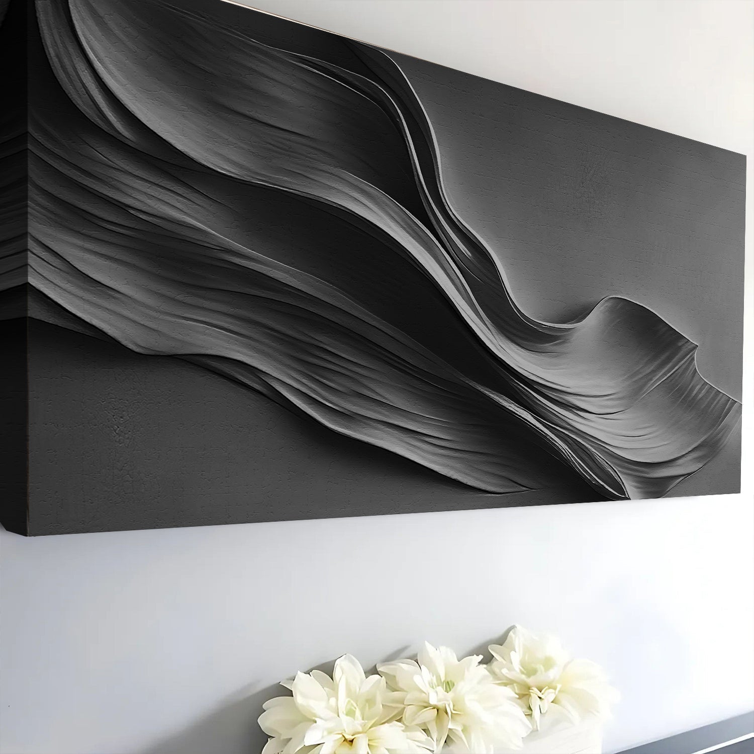 Black Minimalist Wall Art on sale at MyriadMart