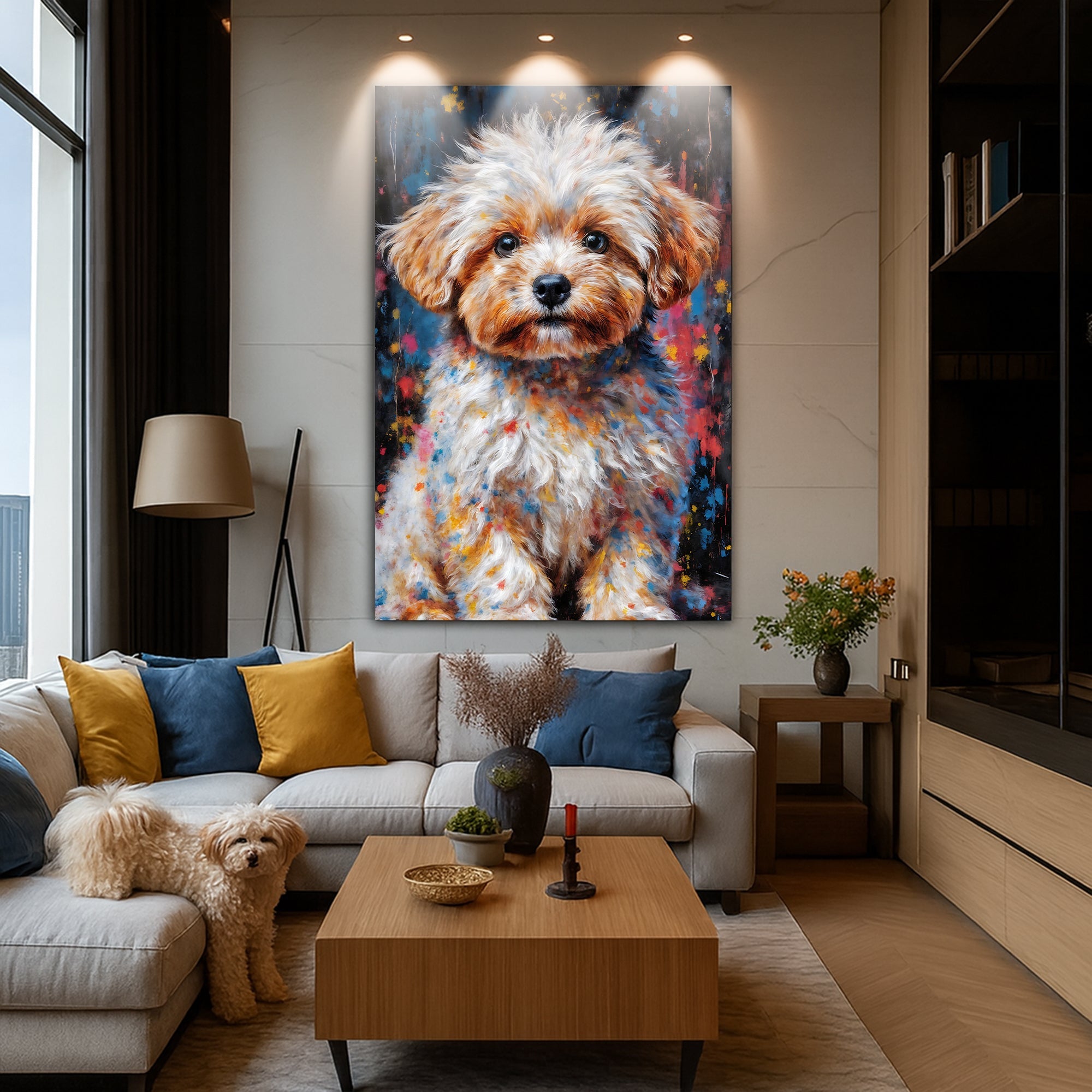 Customized Pet Portrait Abstract Wall Art II on sale at MyriadMart
