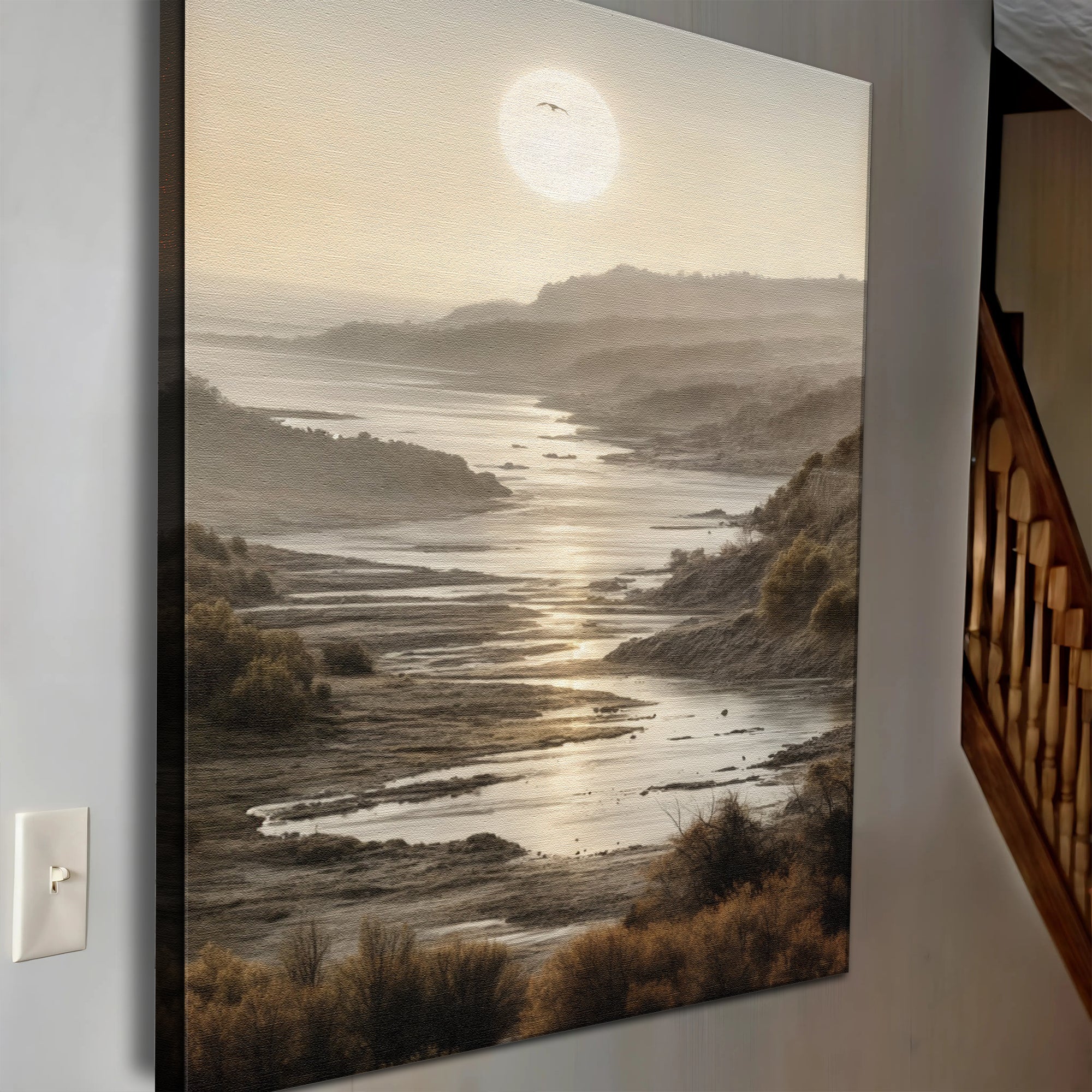 Misty Shores Coastal Impasto Wall Art on sale at MyriadMart