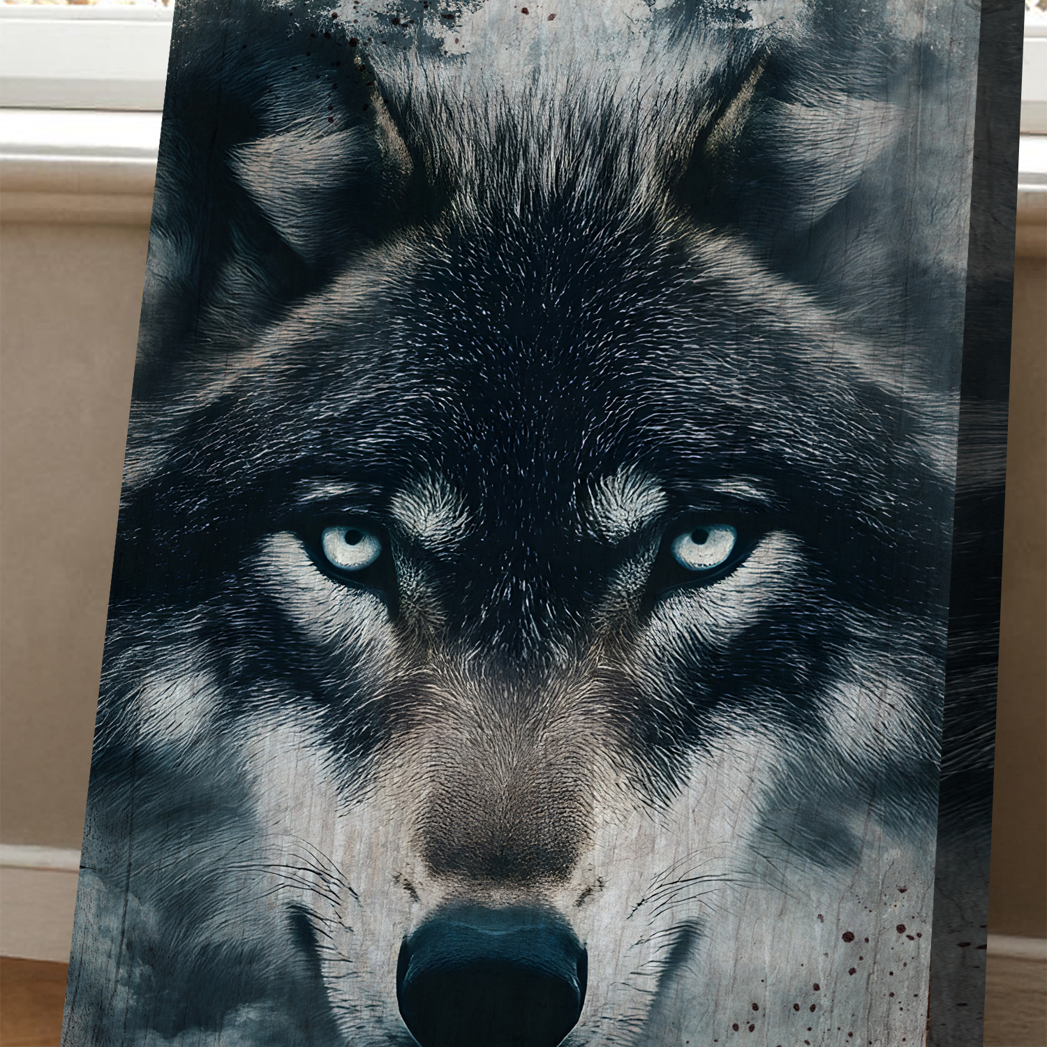 Wolf Double Exposure Wall Art III on sale at MyriadMart