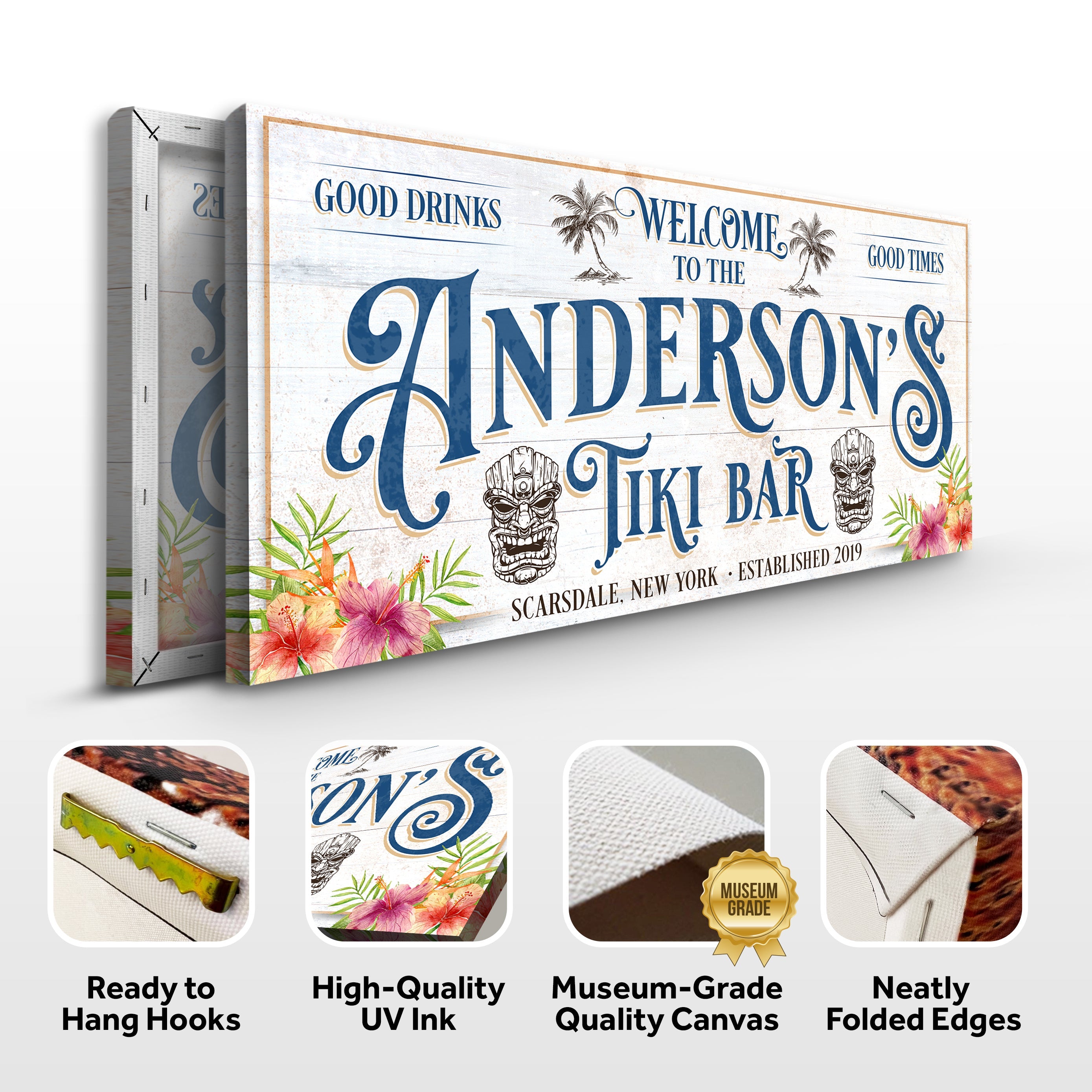 Personalized Tiki Bar Sign II on sale at MyriadMart