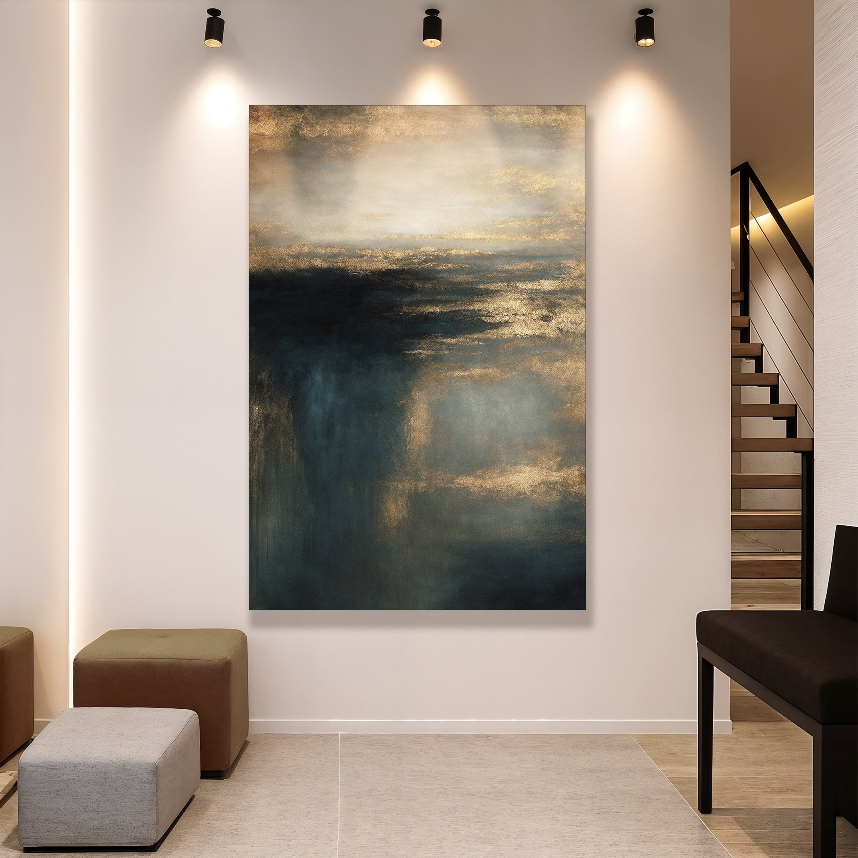 Cloudscape Glimmer Wall Art on sale at MyriadMart