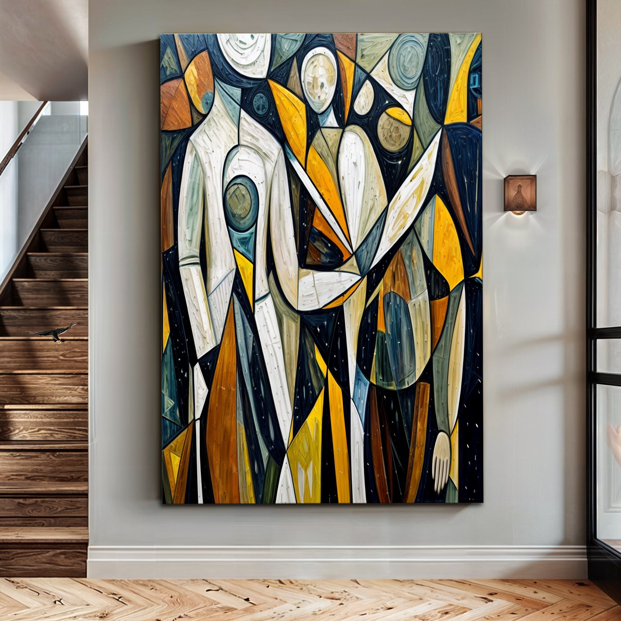 Abstract Human Connection Wall Art on sale at MyriadMart