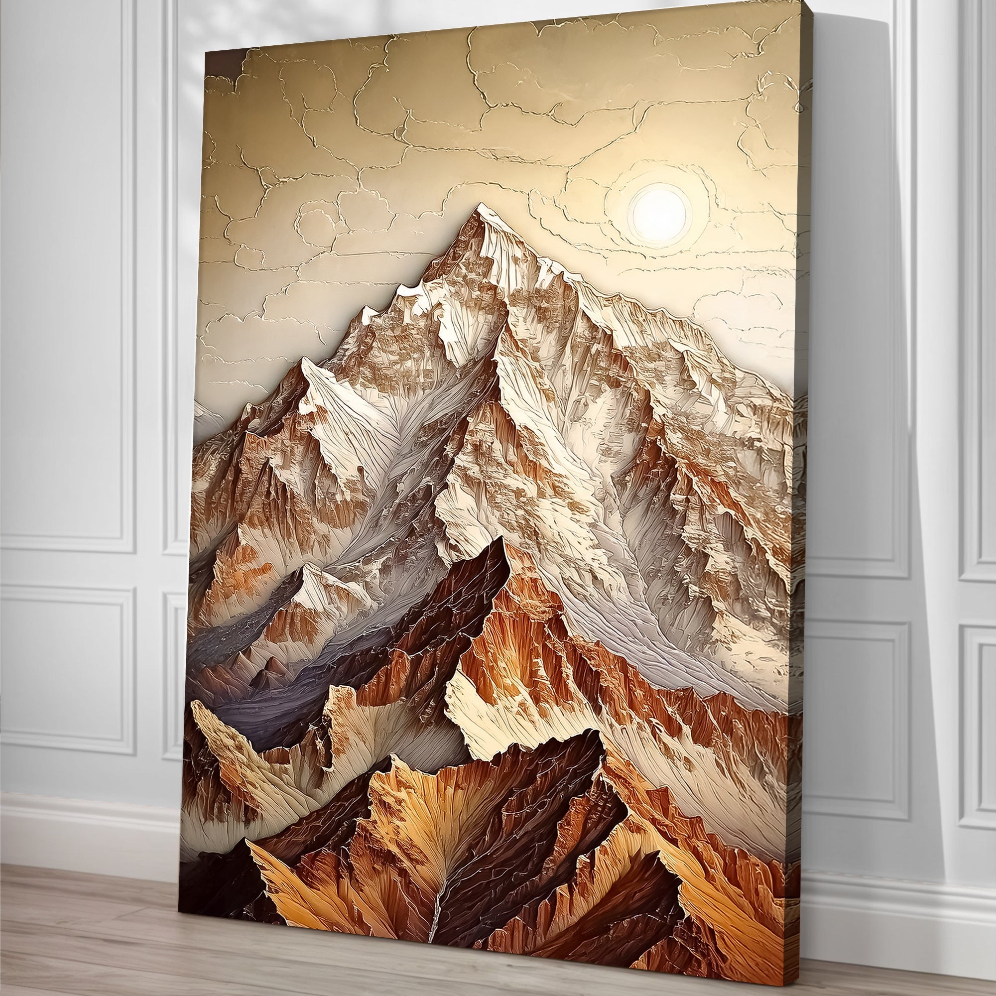 3D Minimalist Mountain Wall Art on sale at MyriadMart