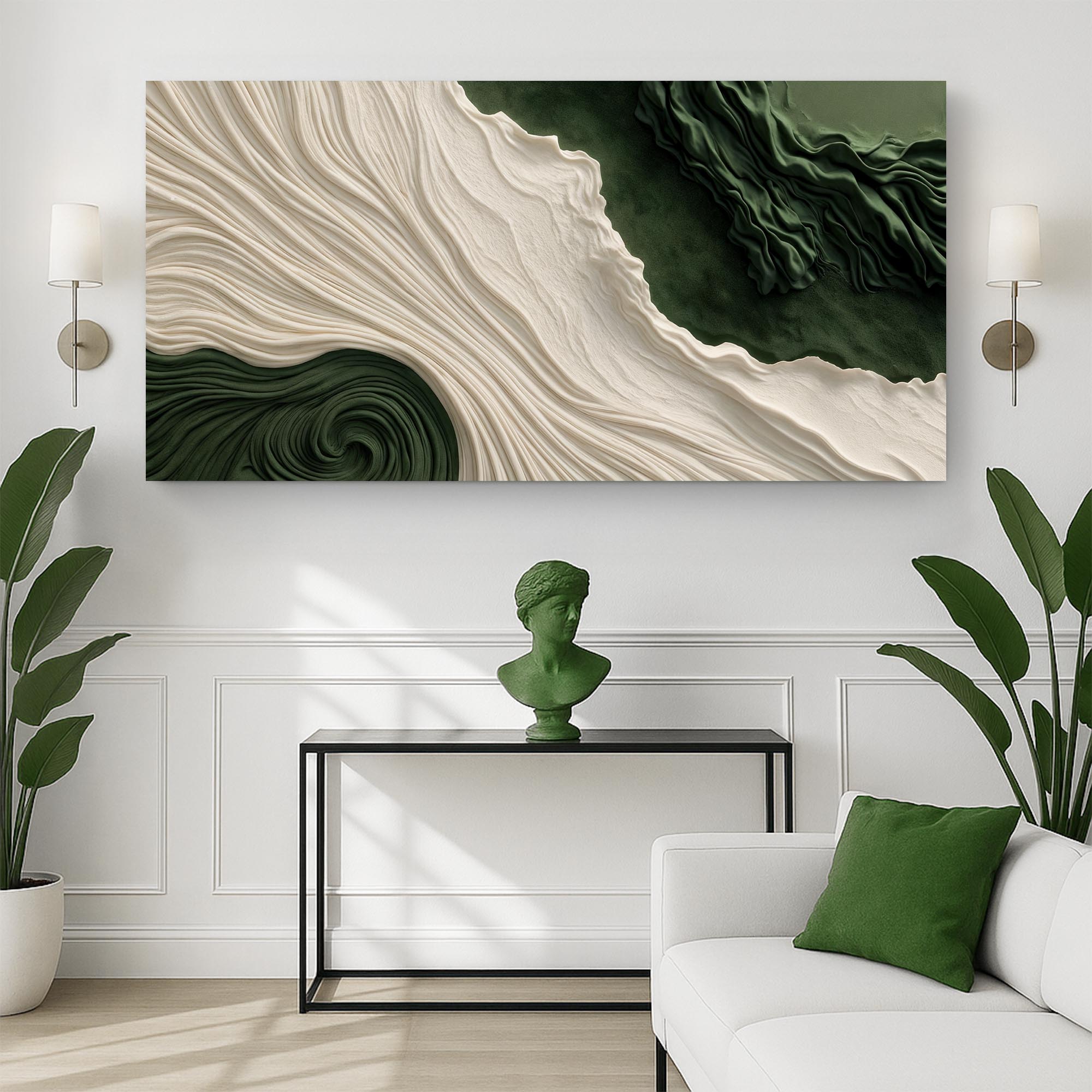 Green Rivers Abstract Wall Art XI on sale at MyriadMart