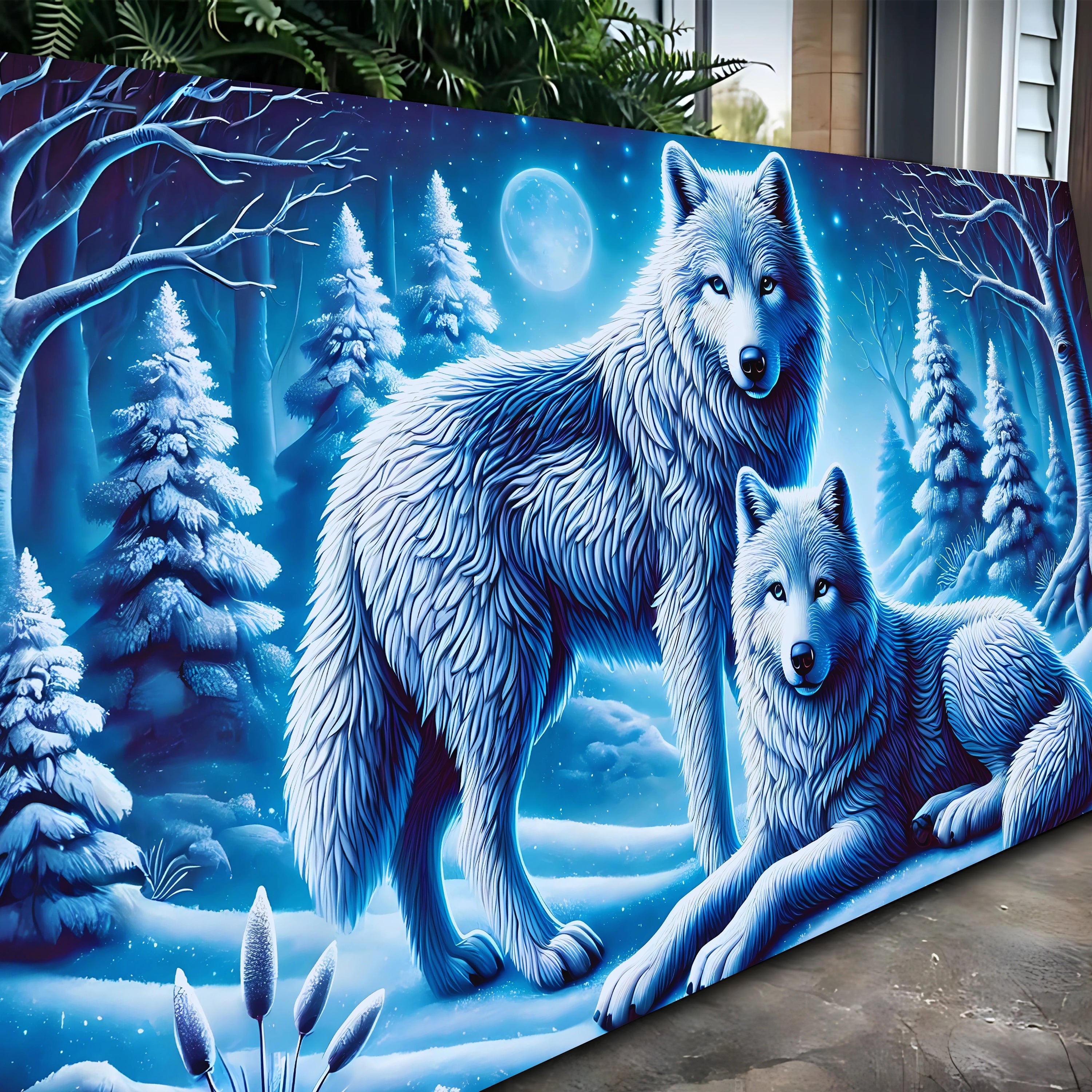 3D Wolves Wall Art II on sale at MyriadMart