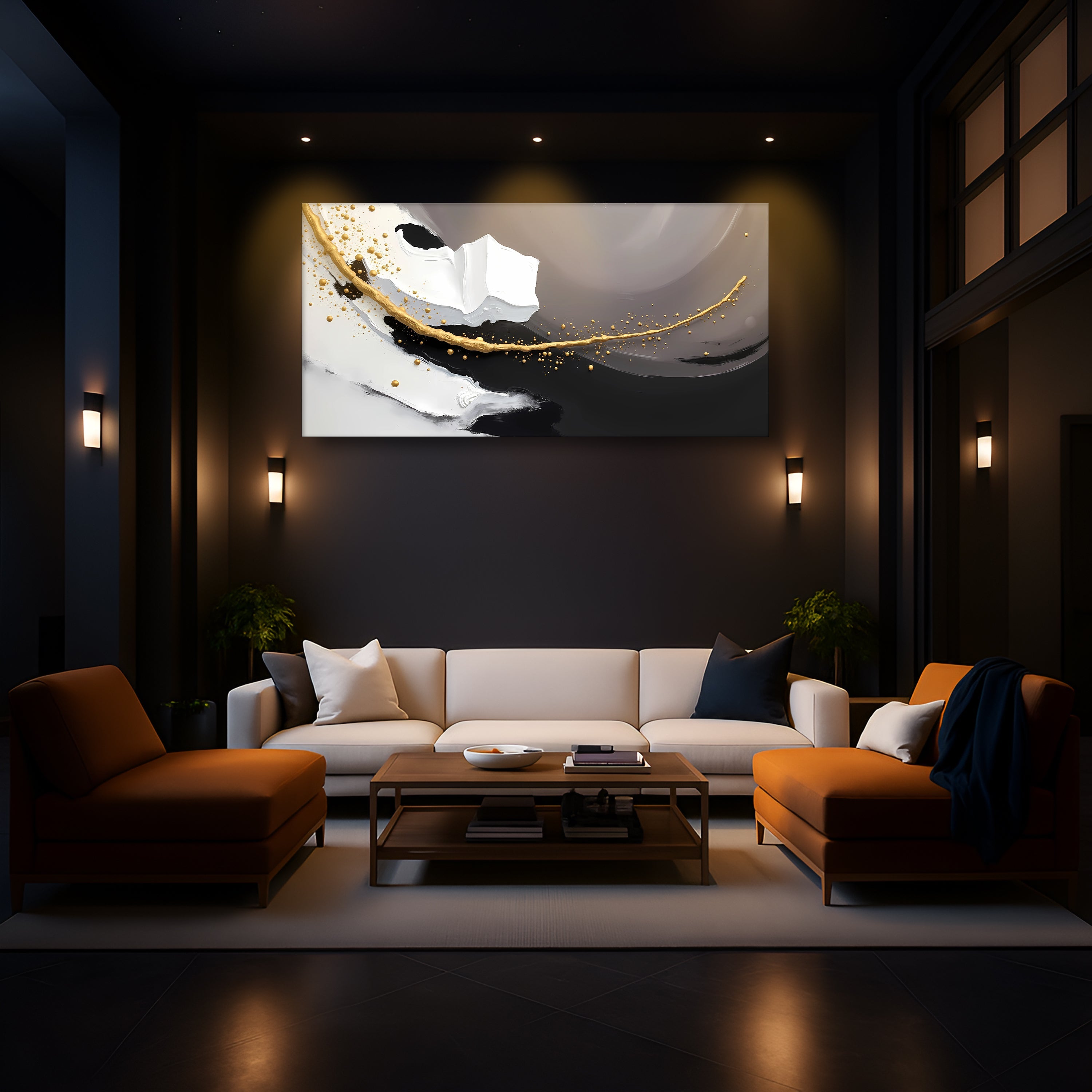 Wave Abstract Wall Art on sale at MyriadMart