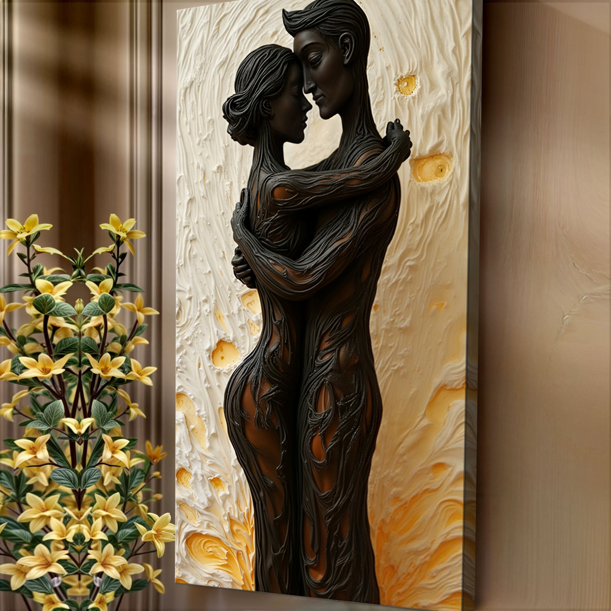 Eternal Love Figure Abstract Wall Art VII on sale at MyriadMart