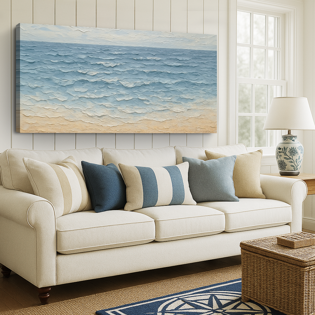Serene Ocean Wave Coastal Wall Art VI on sale at MyriadMart