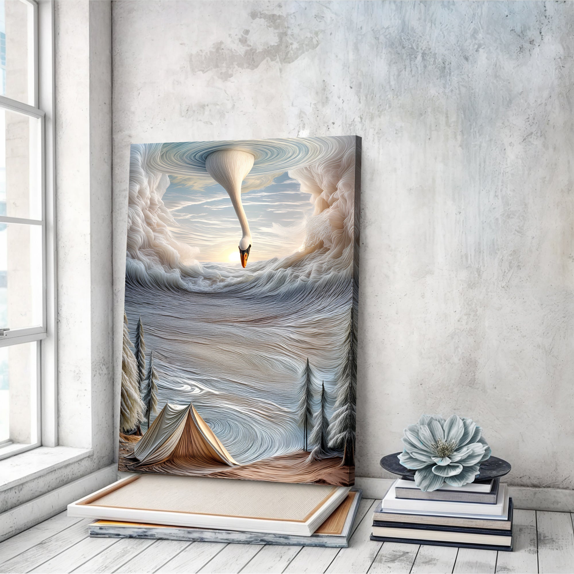 Surrealism Painting Wall Art on sale at MyriadMart