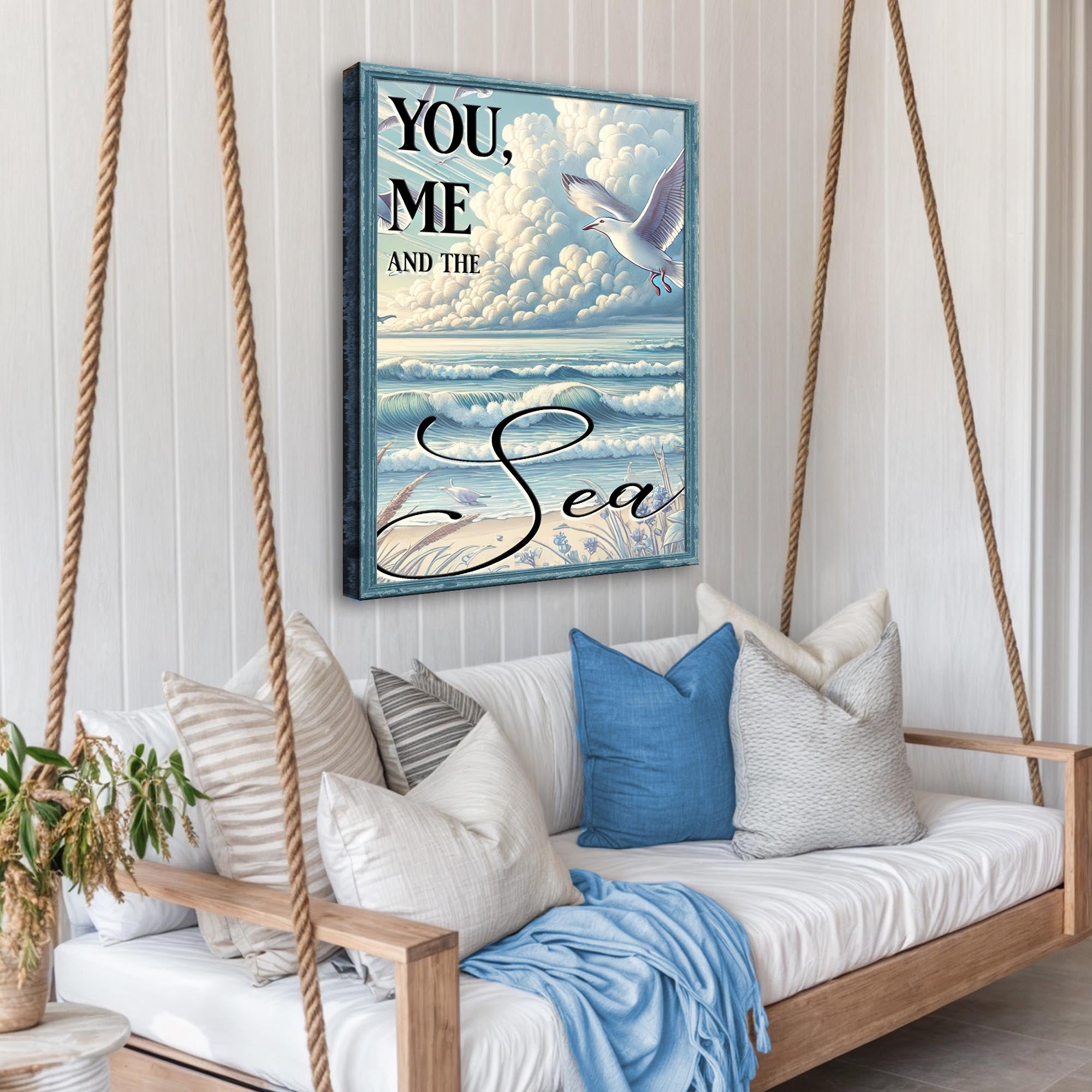 You Me and the Sea Coastal Sign IV on sale at MyriadMart