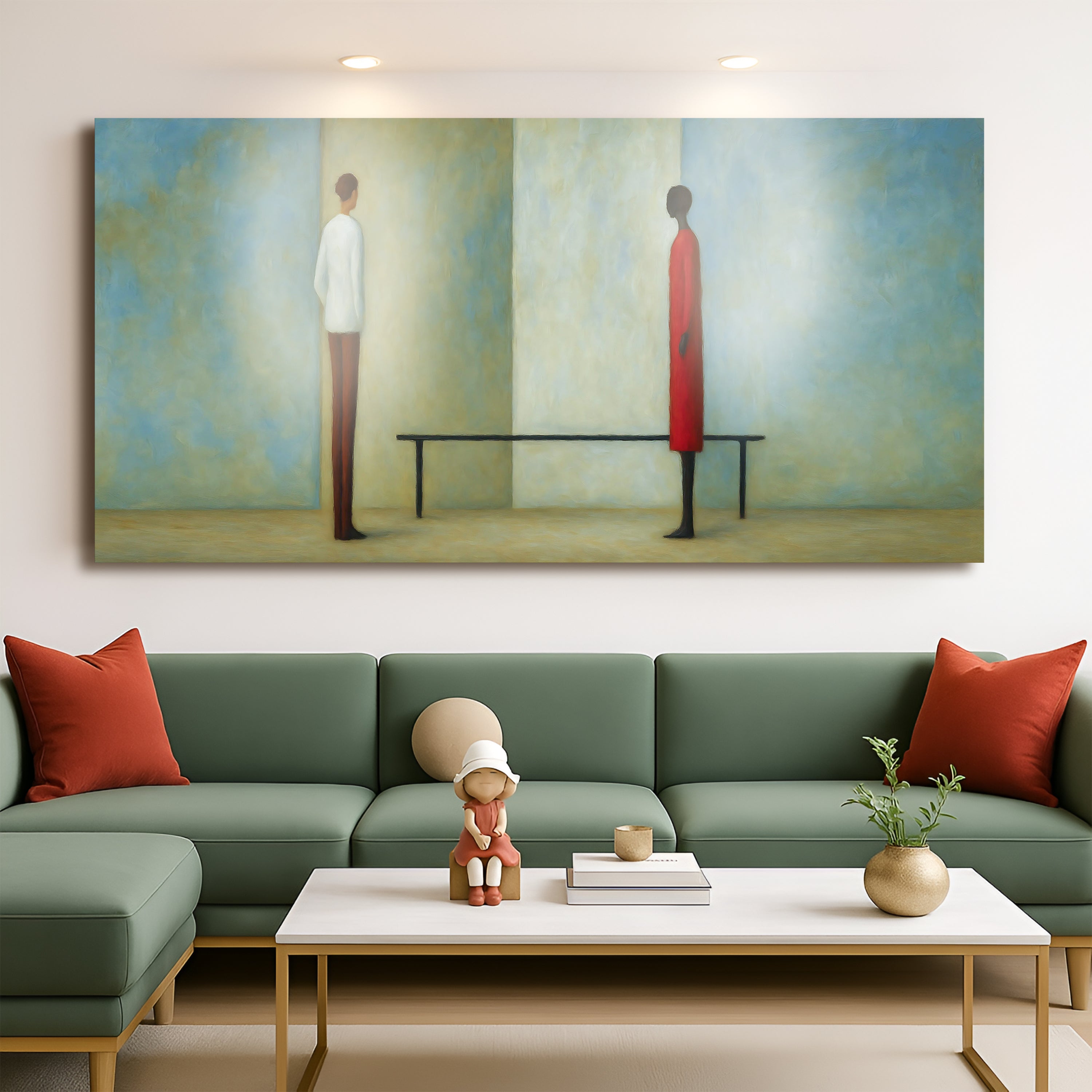 Confrontation Abstract Wall Art on sale at MyriadMart