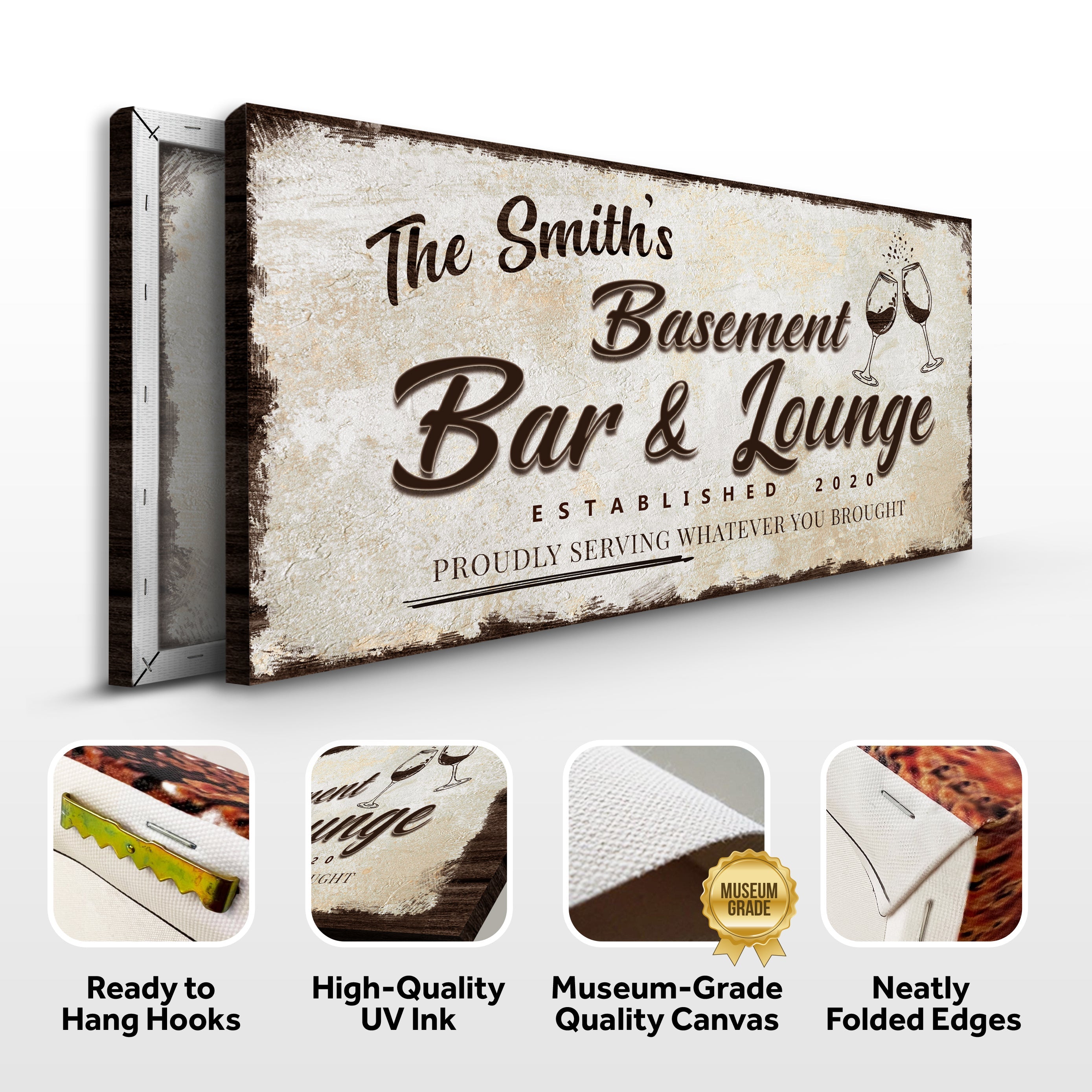 Basement Bar And Lounge Sign II on sale at MyriadMart