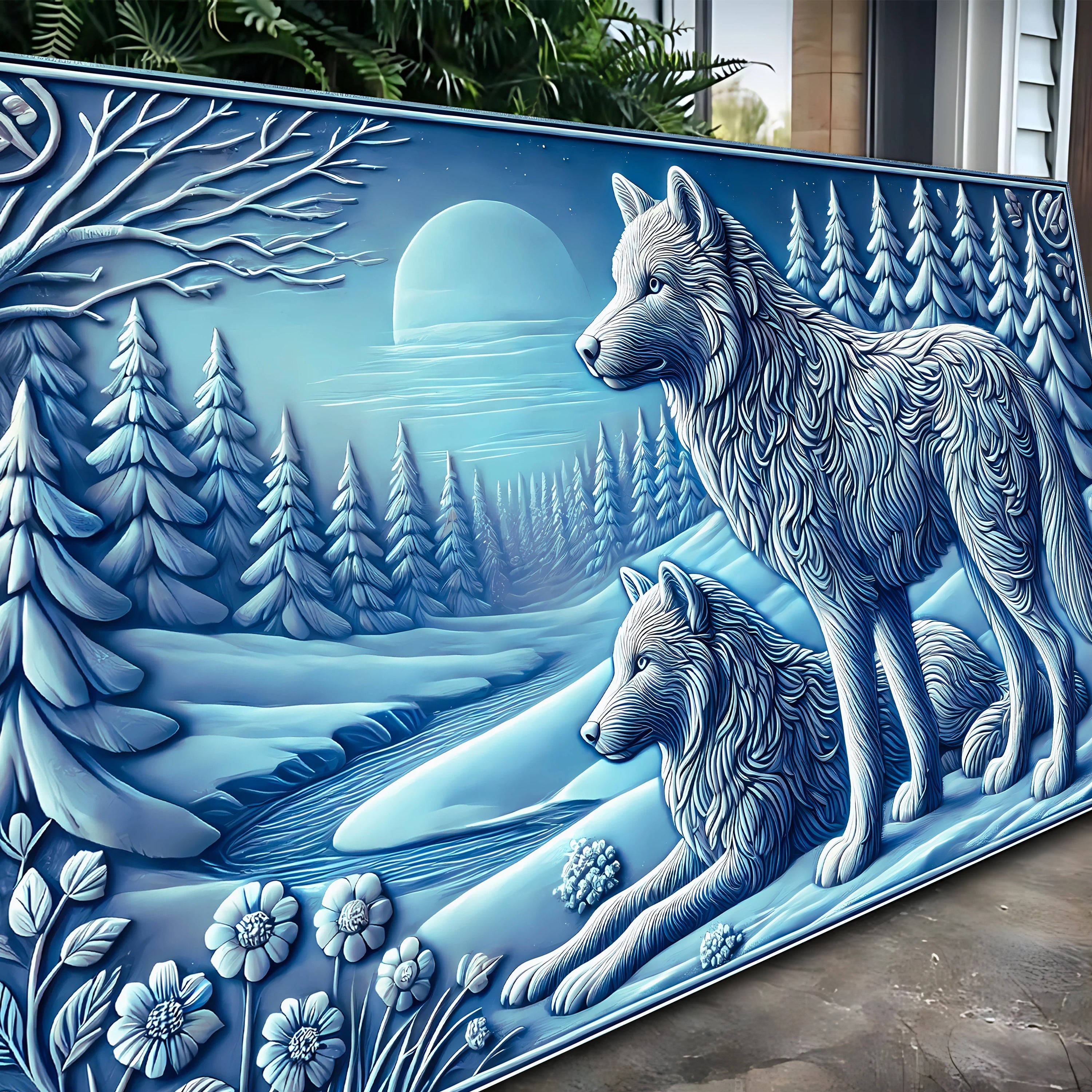 3D Wolves Wall Art VI on sale at MyriadMart