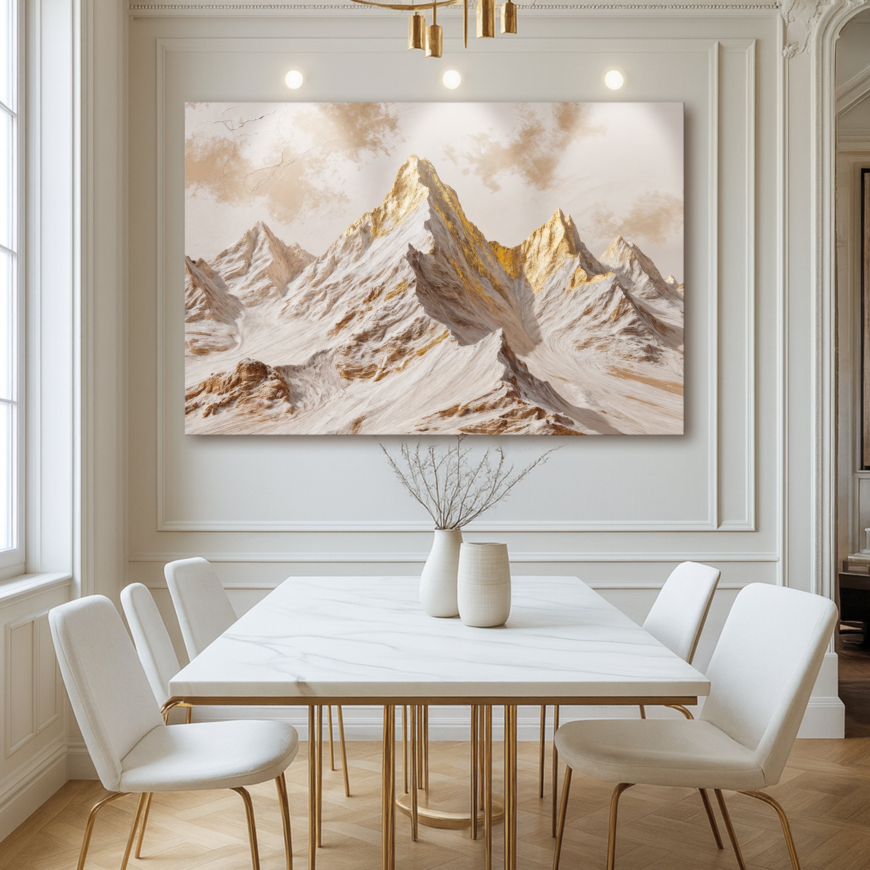 Golden Peaks Wall Art on sale at MyriadMart