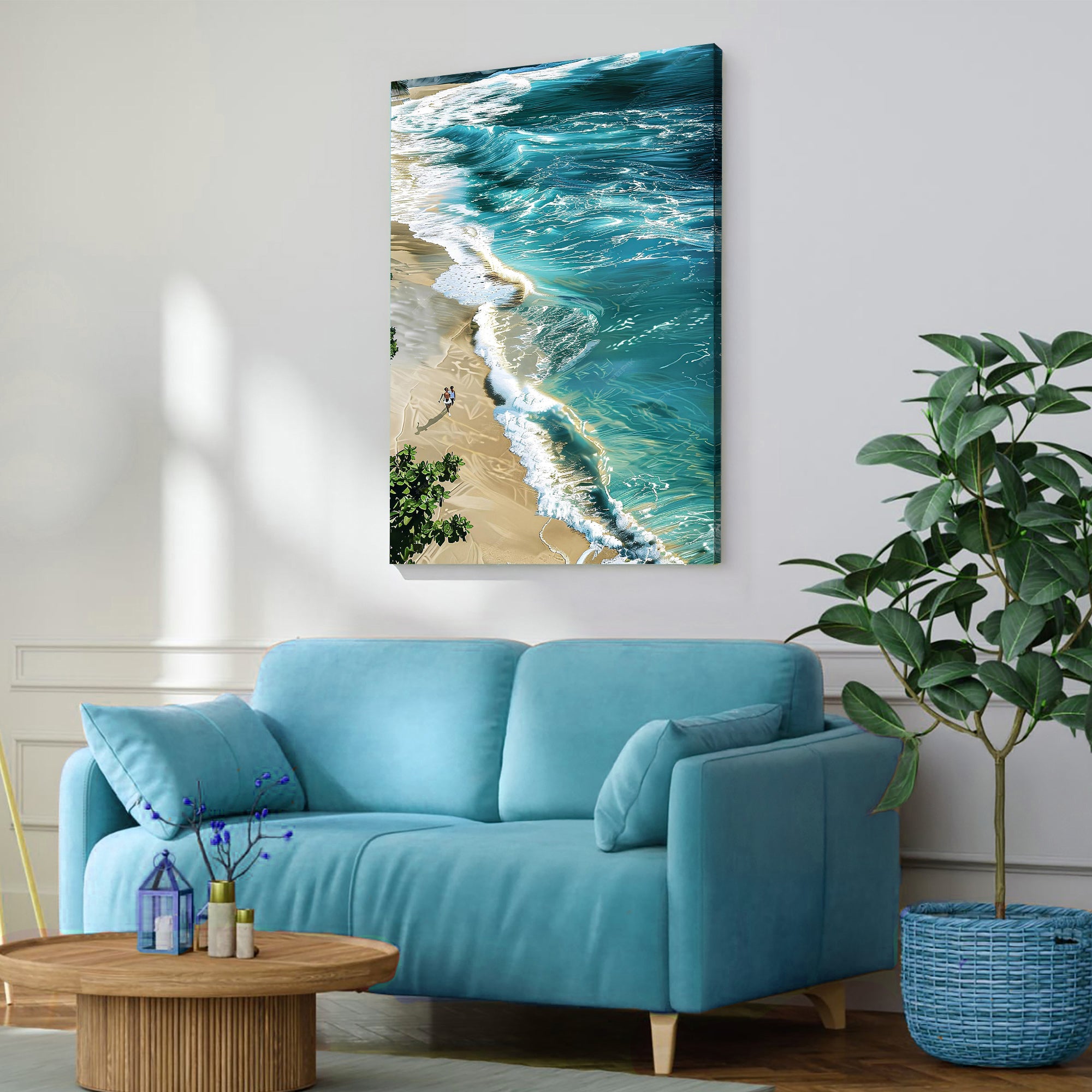 Beachfront Painting Coastal Wall Art II on sale at MyriadMart
