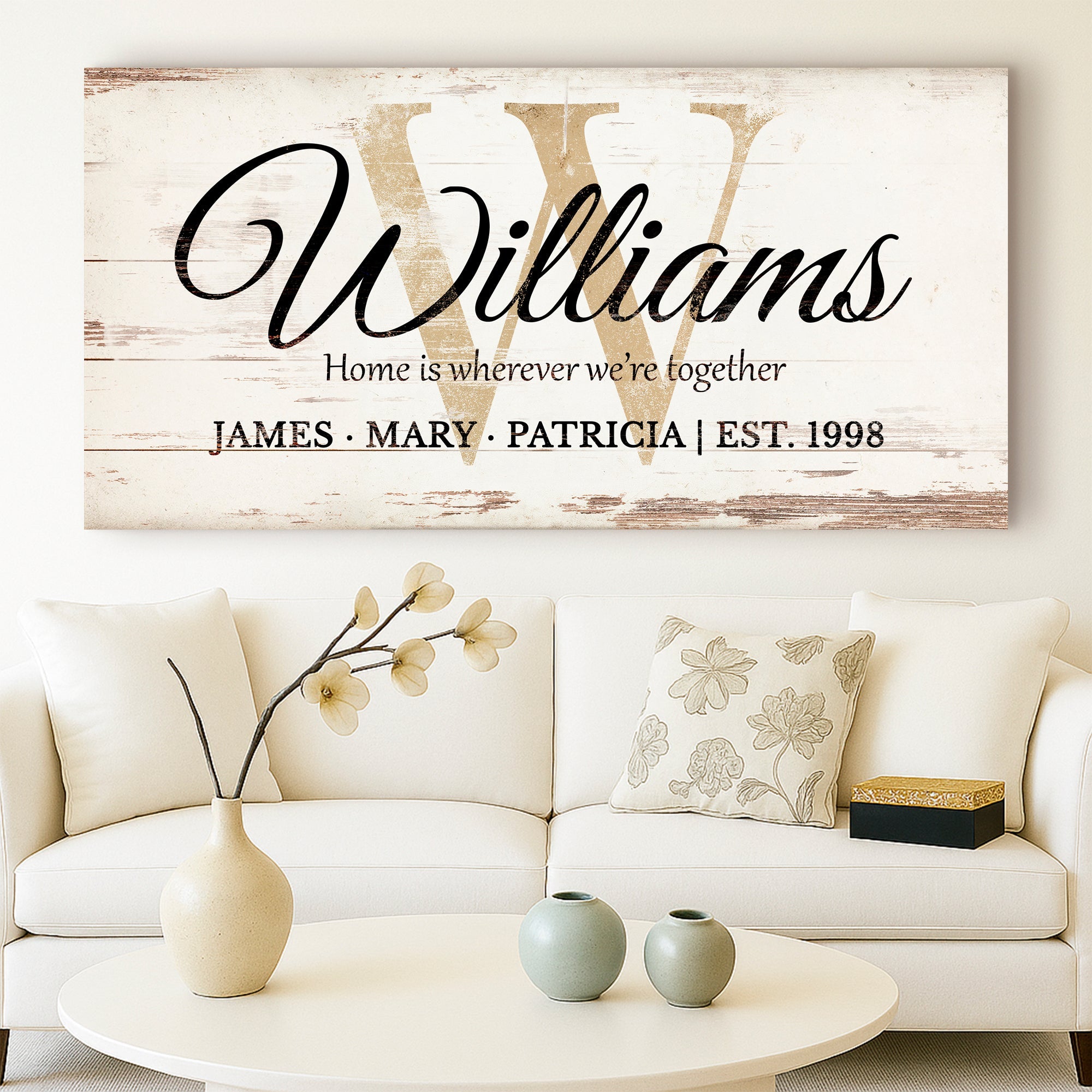 Personalized Family Sign XI on sale at MyriadMart
