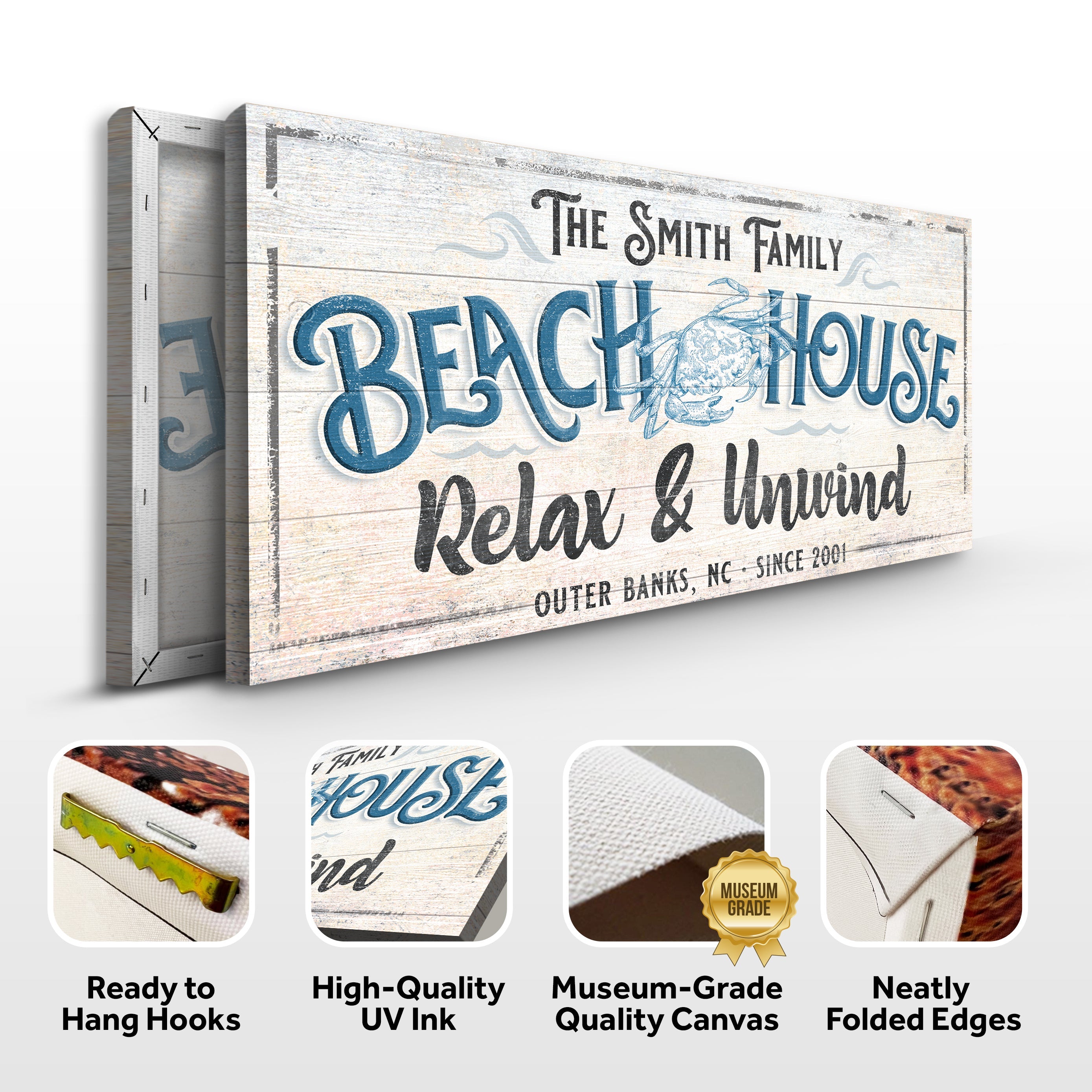 Beach House Sign IV on sale at MyriadMart