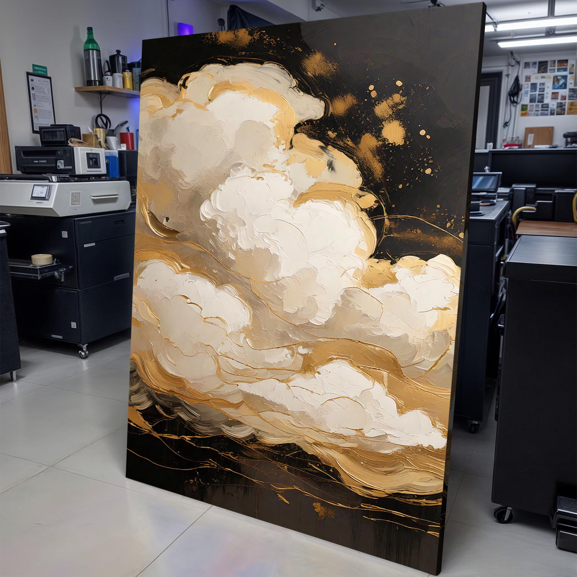 Auric Cloud Abstract Wall Art on sale at MyriadMart