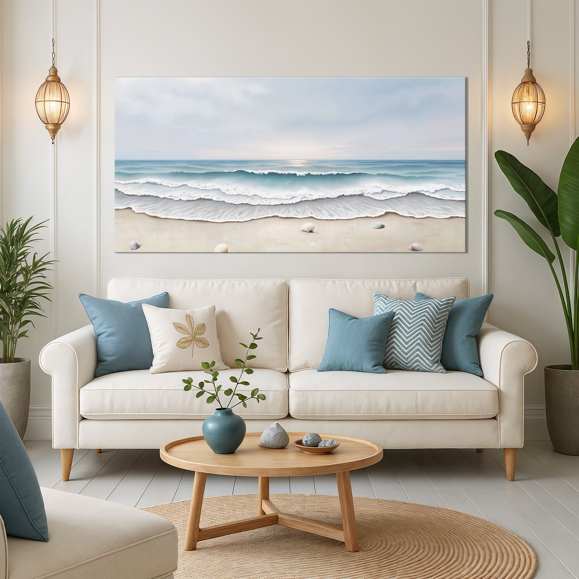 Serene Ocean Wave Coastal Wall Art III on sale at MyriadMart