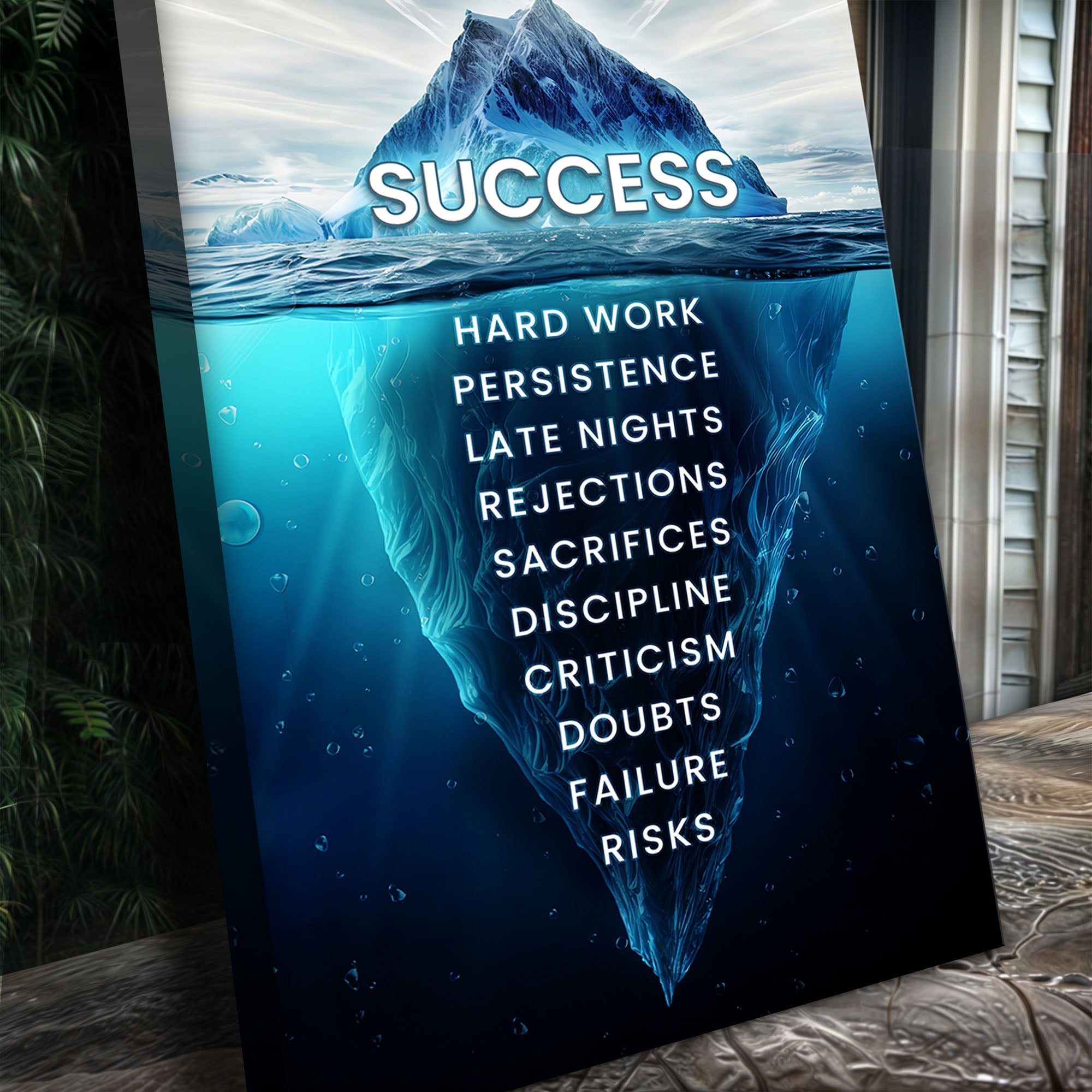 Success Motivational Wall Sign on sale at MyriadMart