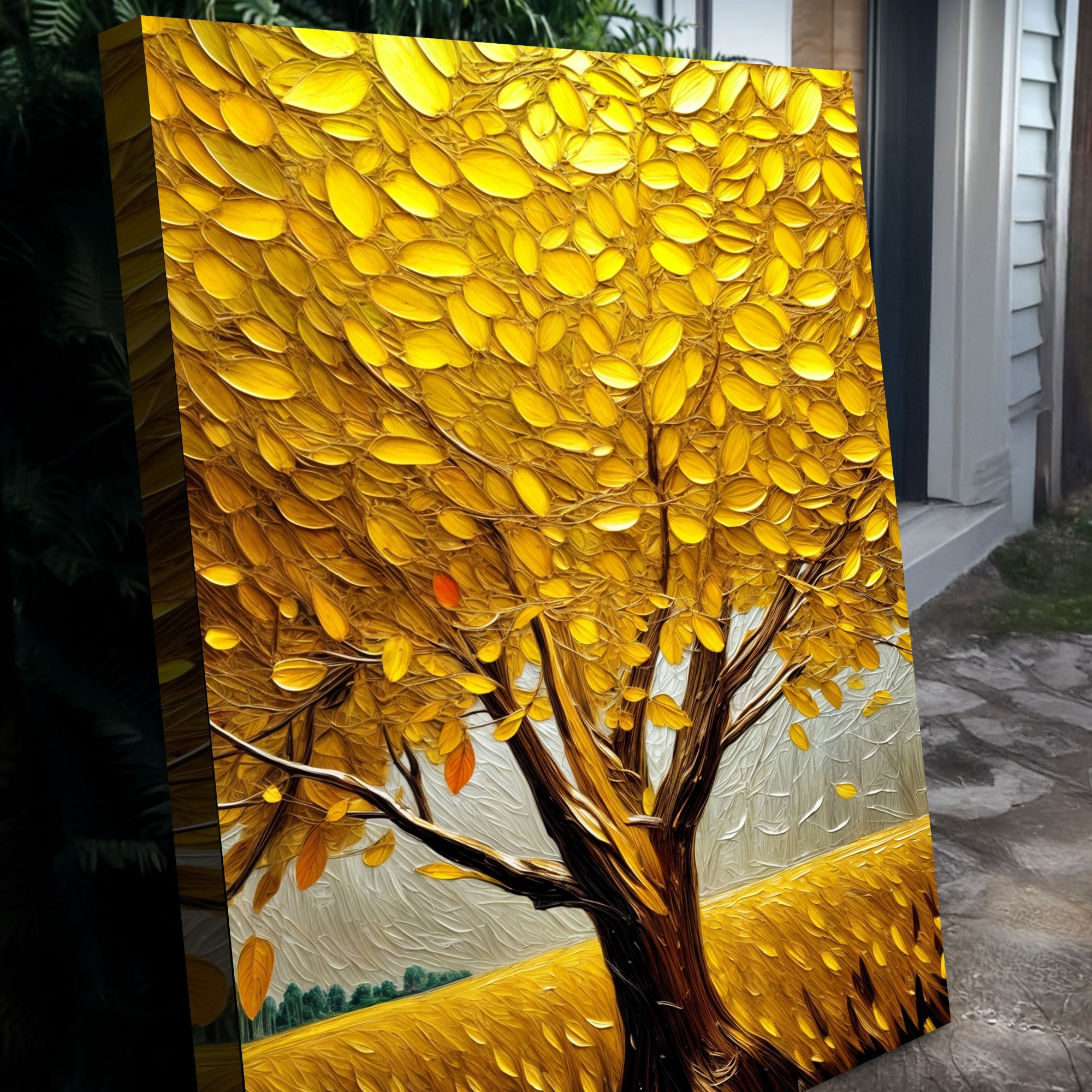 Golden Tree Breeze Wall Art on sale at MyriadMart