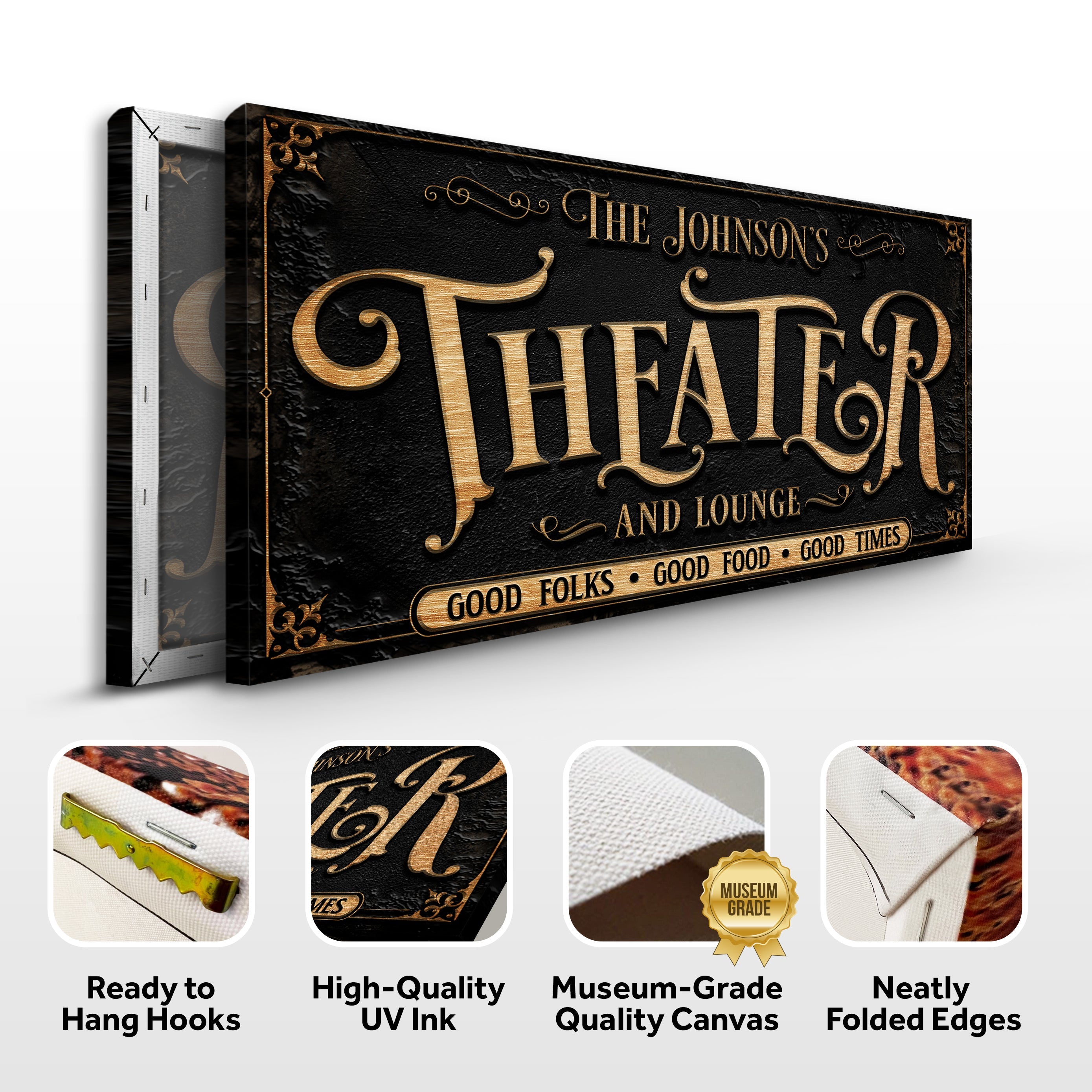 Personalized Theater Sign III on sale at MyriadMart