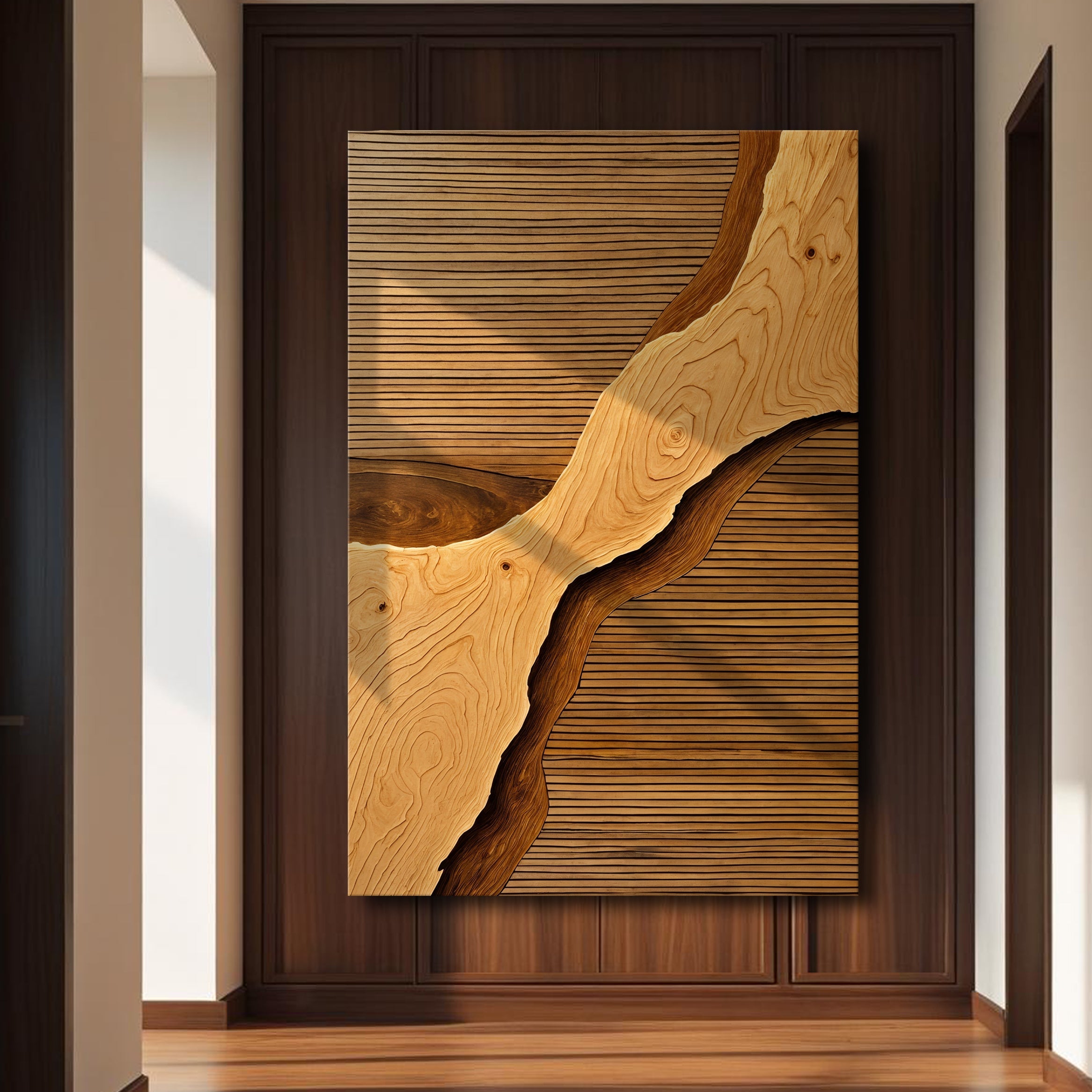 Wood Rift Wall Art on sale at MyriadMart