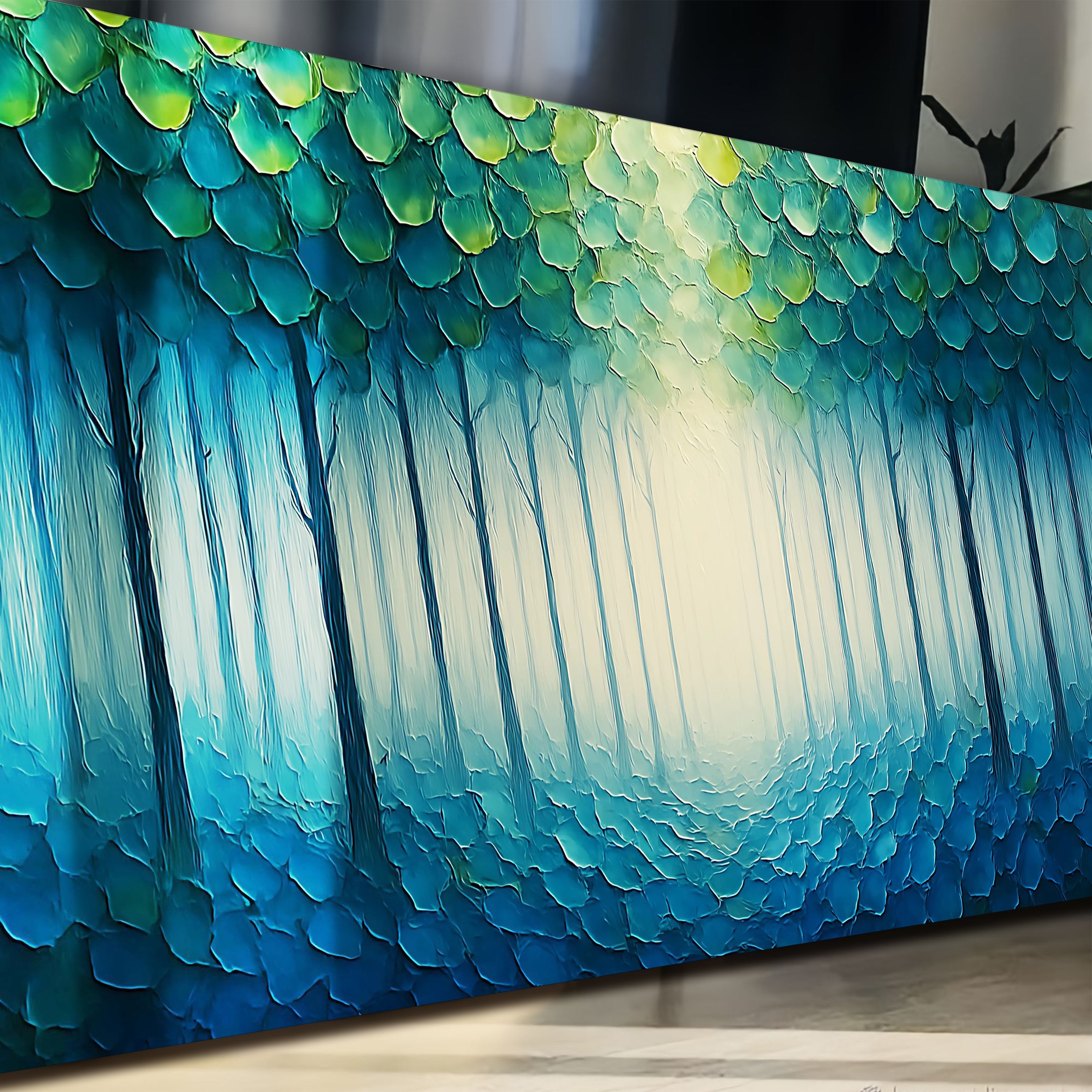 Forest Whispers Impasto Wall Art on sale at MyriadMart