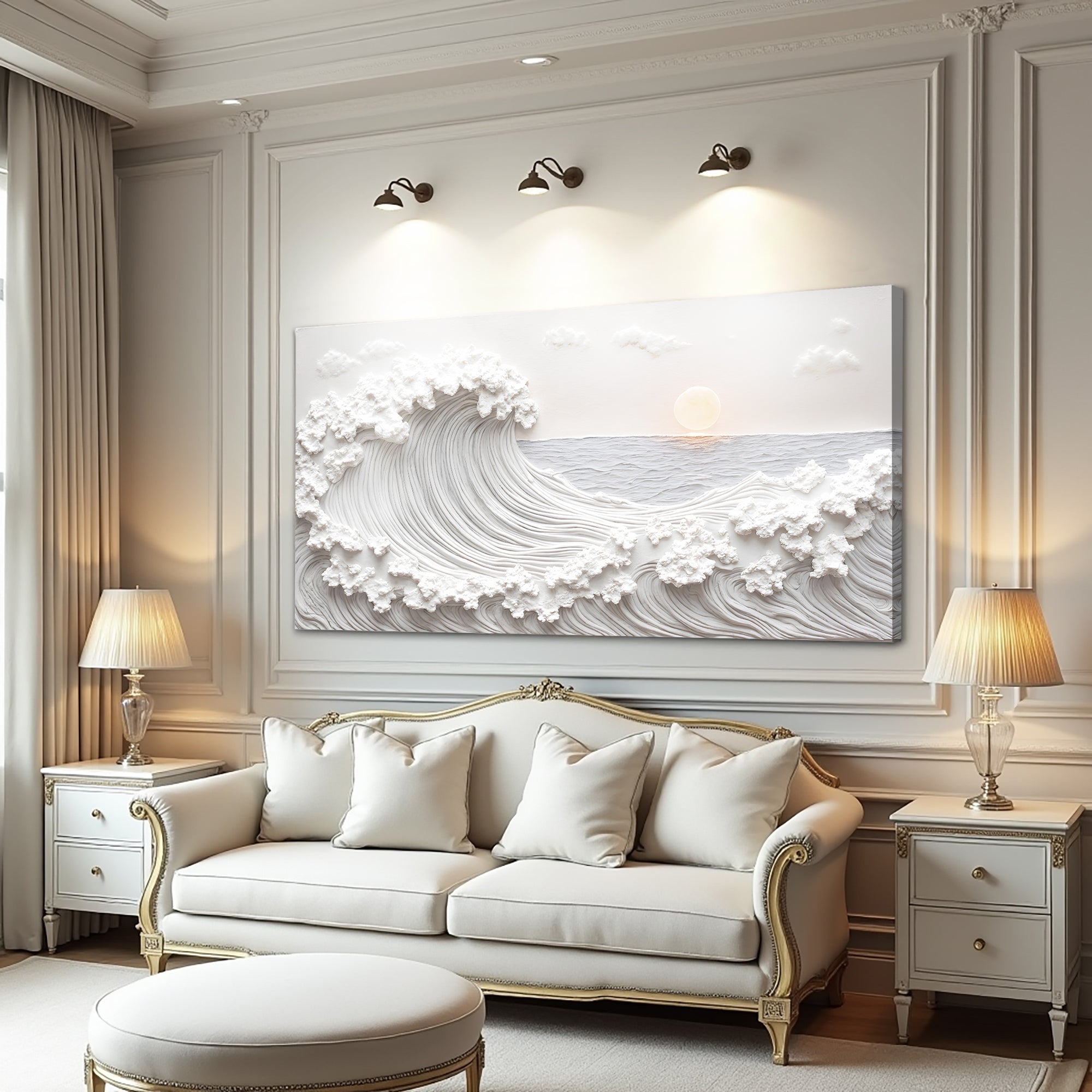 Ocean Waves Abstract Wall Art on sale at MyriadMart