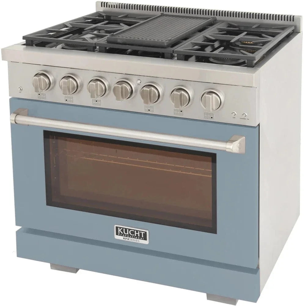 Kucht 36" Freestanding Professional Gas Range KFX3600X-LB on sale at MyriadMart