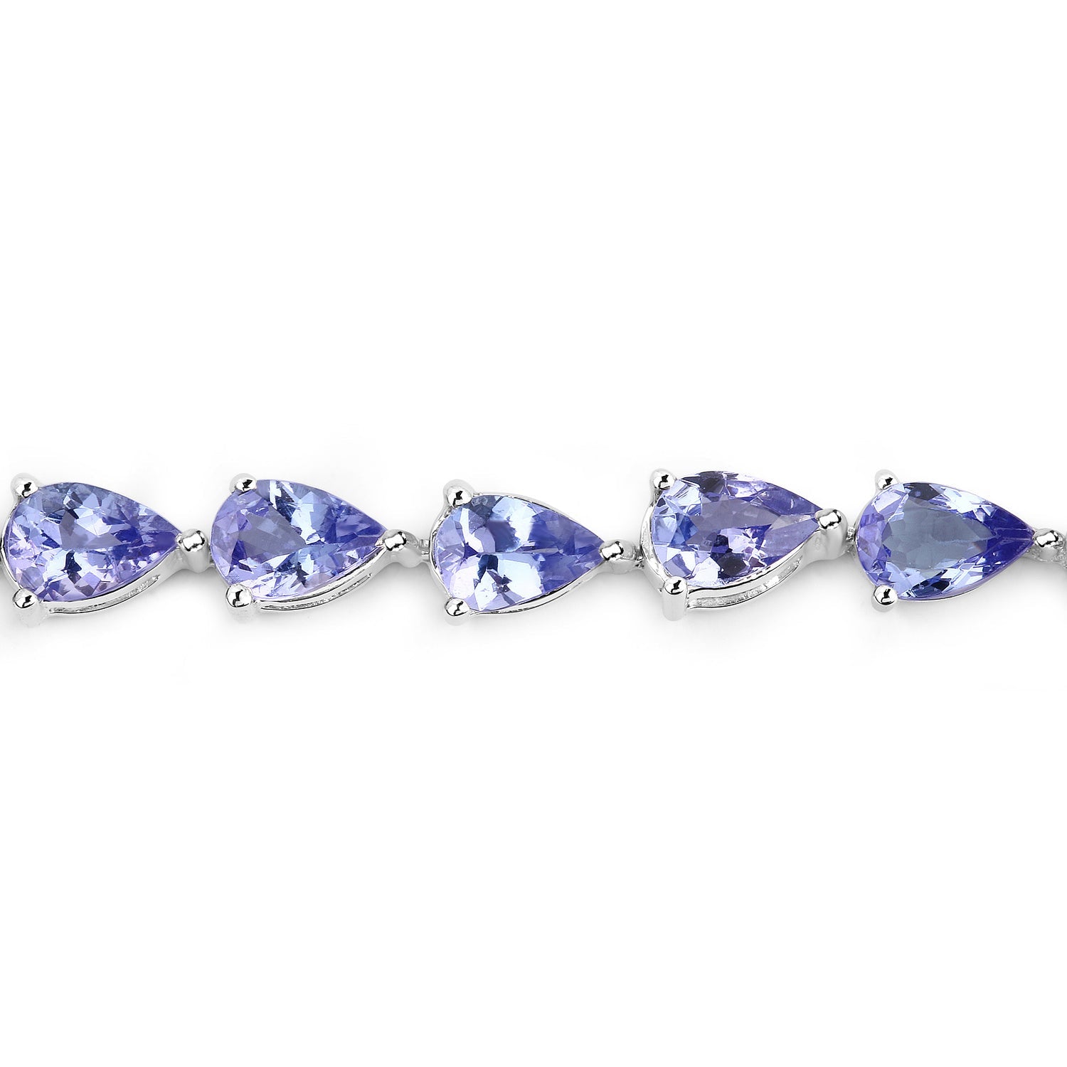 9.25 Carat Genuine Tanzanite .925 Sterling Silver Bracelet on sale at MyriadMart