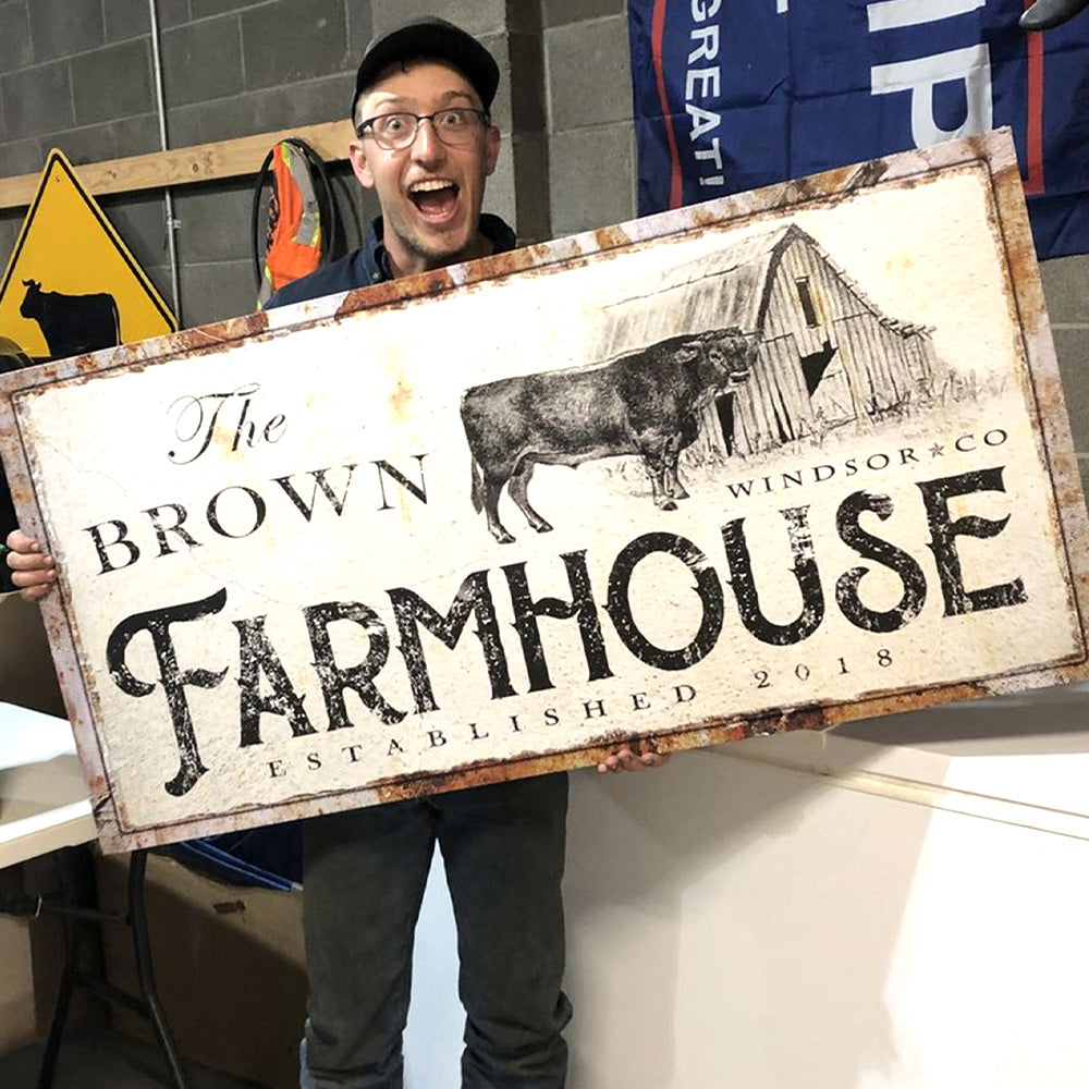 Rustic Farmhouse Sign on sale at MyriadMart