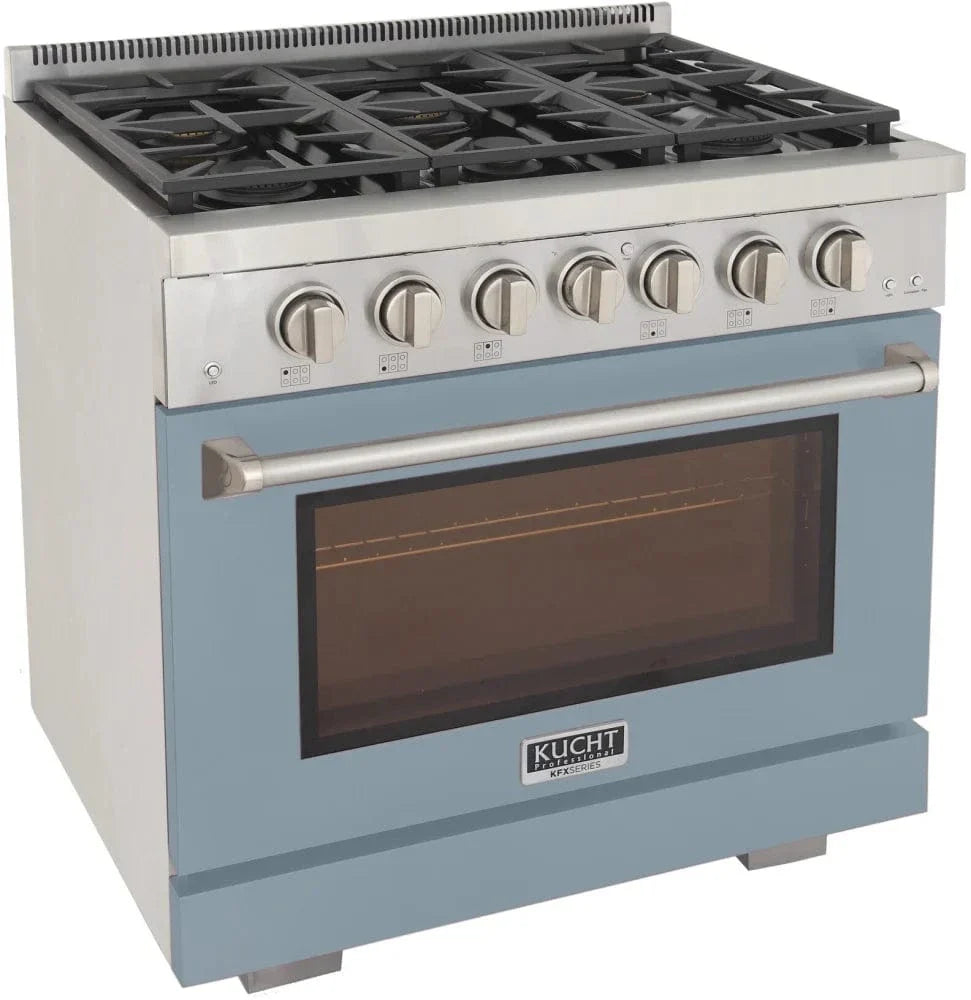 Kucht 36" Freestanding Professional Gas Range KFX3600X-LB on sale at MyriadMart