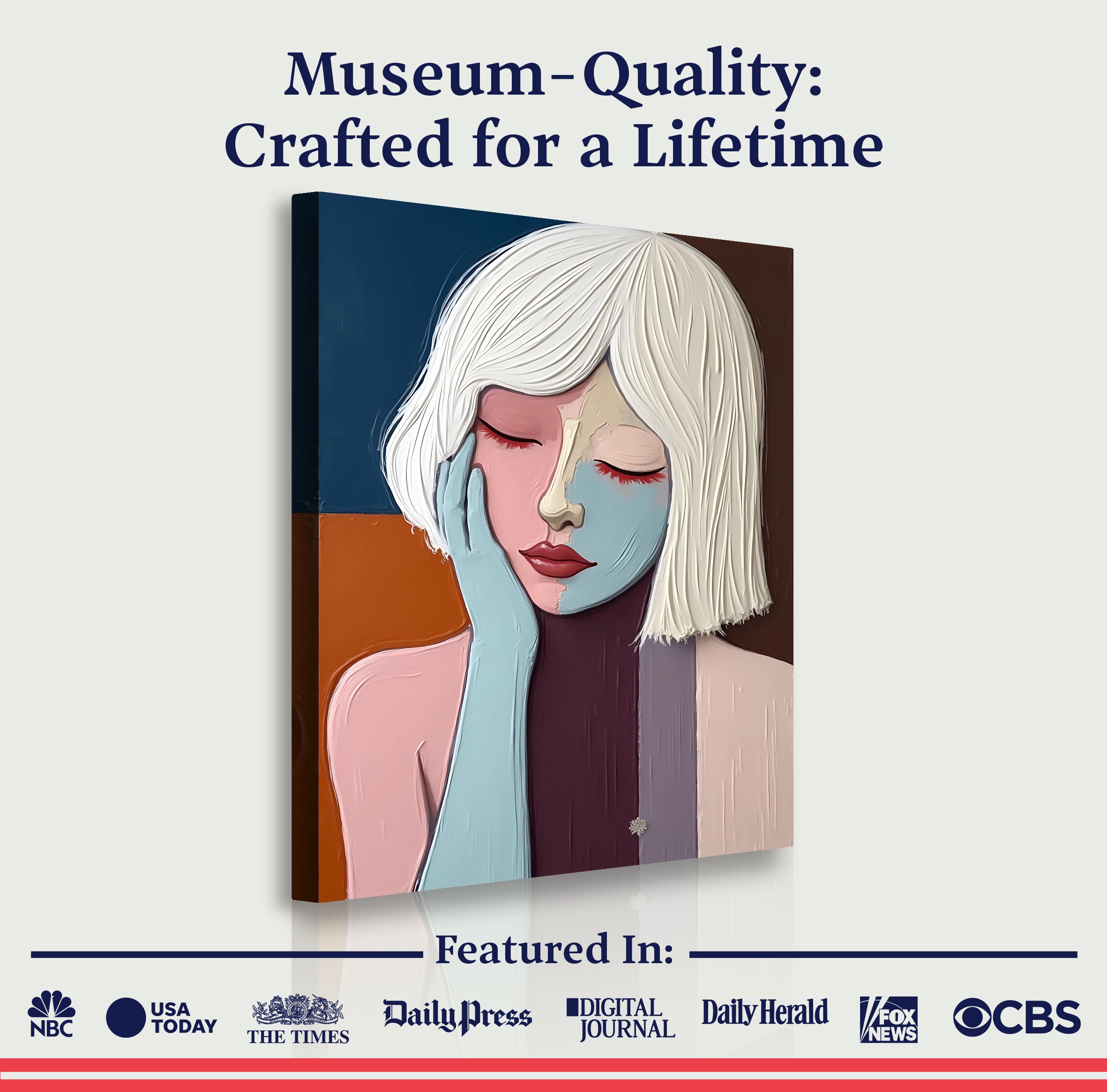 Abstract Portrait Wall Art on sale at MyriadMart