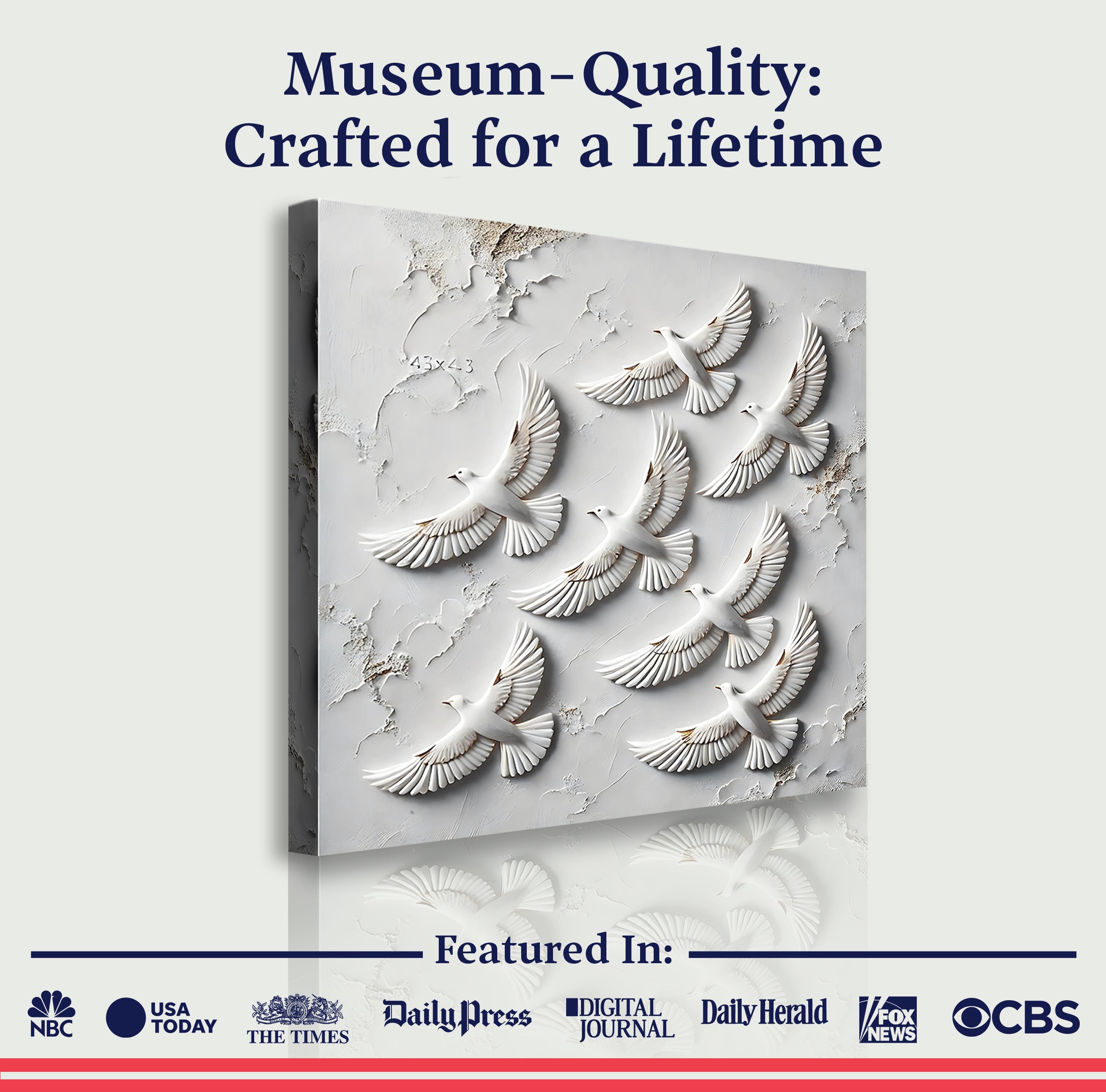 3D Birds Wall Art on sale at MyriadMart