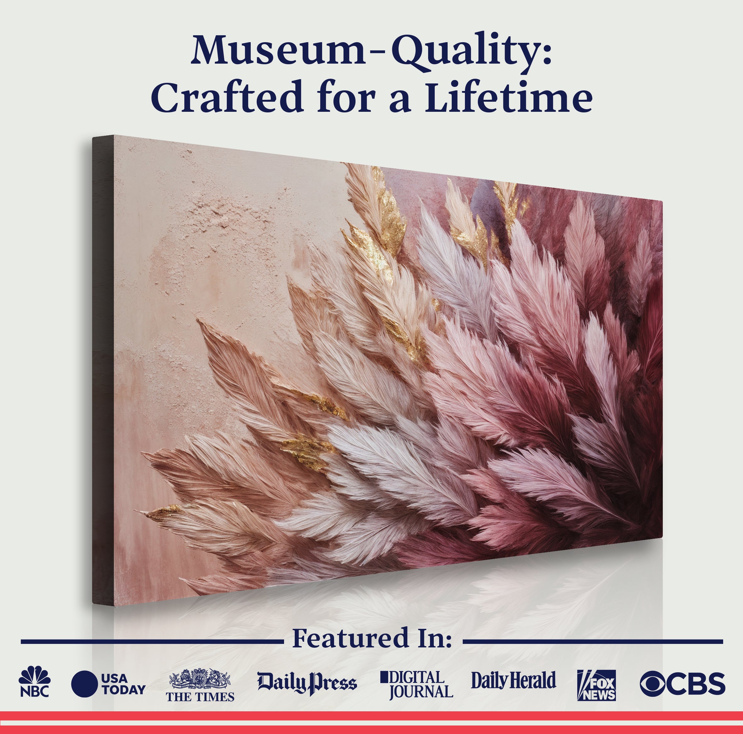 Feather Symphony Wall Art on sale at MyriadMart