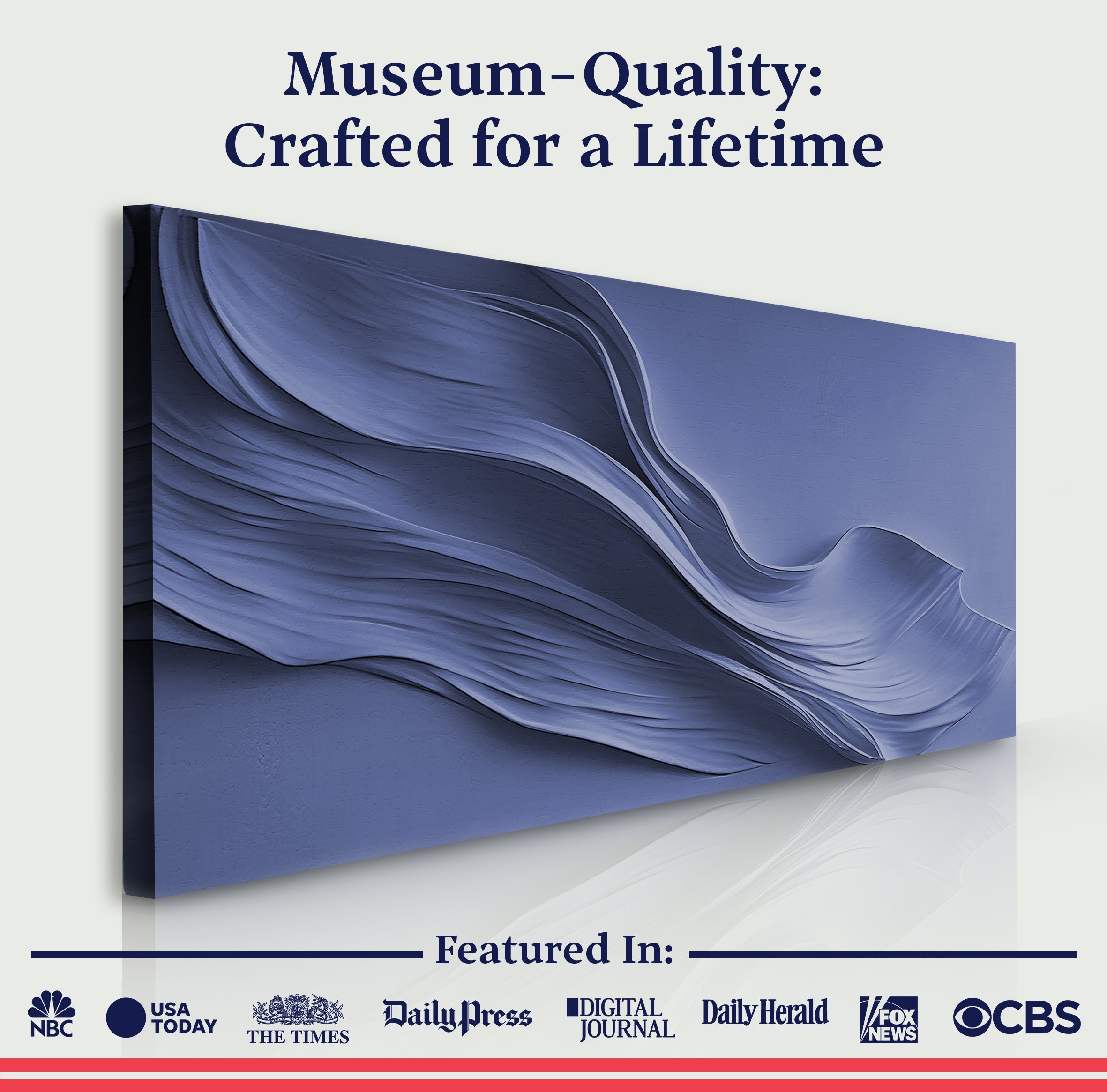 Midnight Navy Minimalist Wall Art on sale at MyriadMart