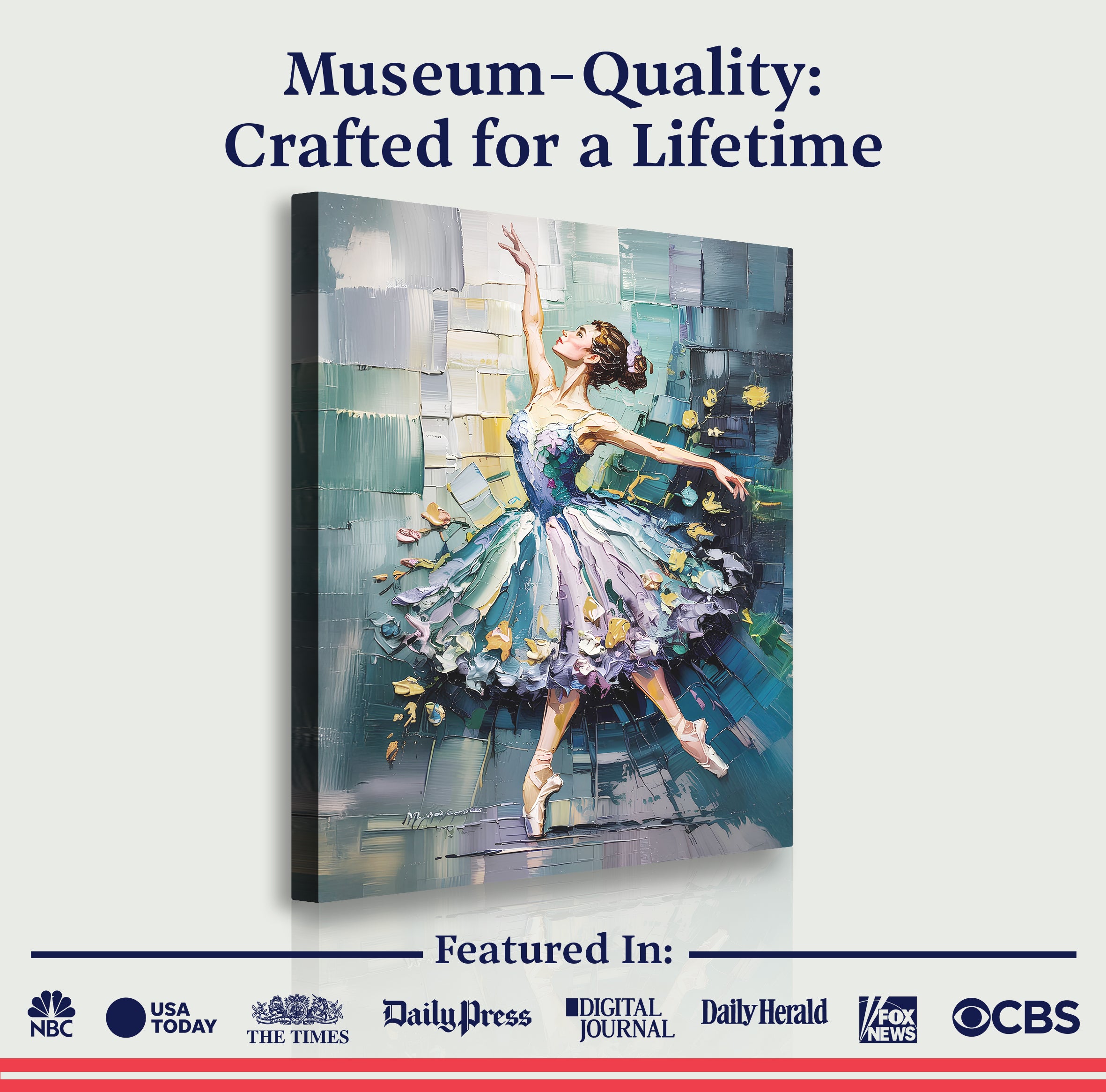 Ballerina Abstract Wall Art on sale at MyriadMart